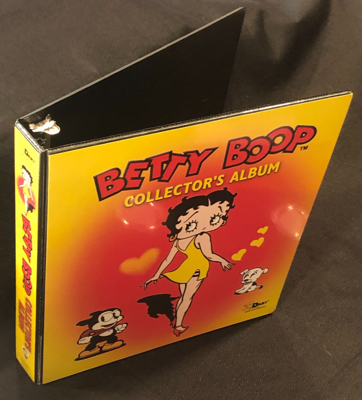 Betty Boop Trading Card Collector\'s Album 3 Ring Binder Album 2001 Dart