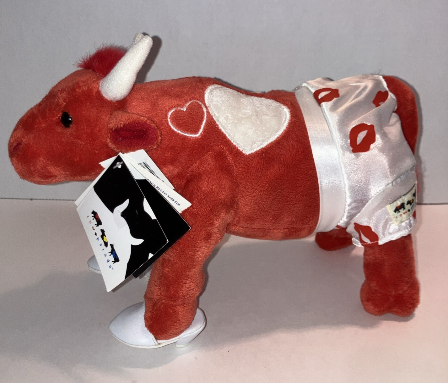 VTG 2006 Cow Parade Moocho Amor Plush Herrington Numbered Tag 36 Las Vegas