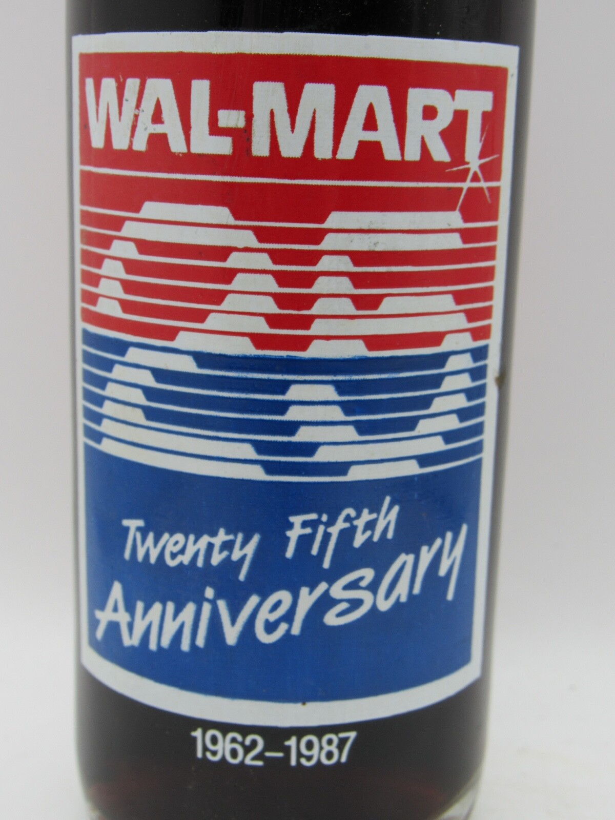 WAL-MART -  Coca Cola Bottle - 25th Anniversary - 1962-1987