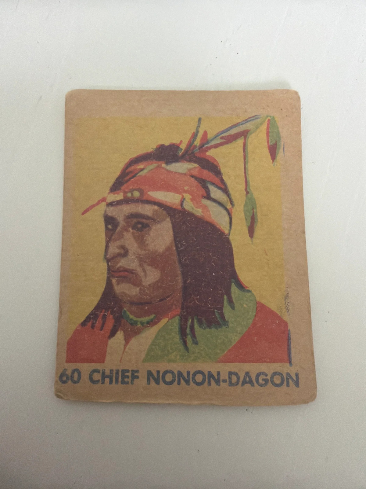 1933 W.S. Indian Cards #60 1933 W.S. Indian Cards #60