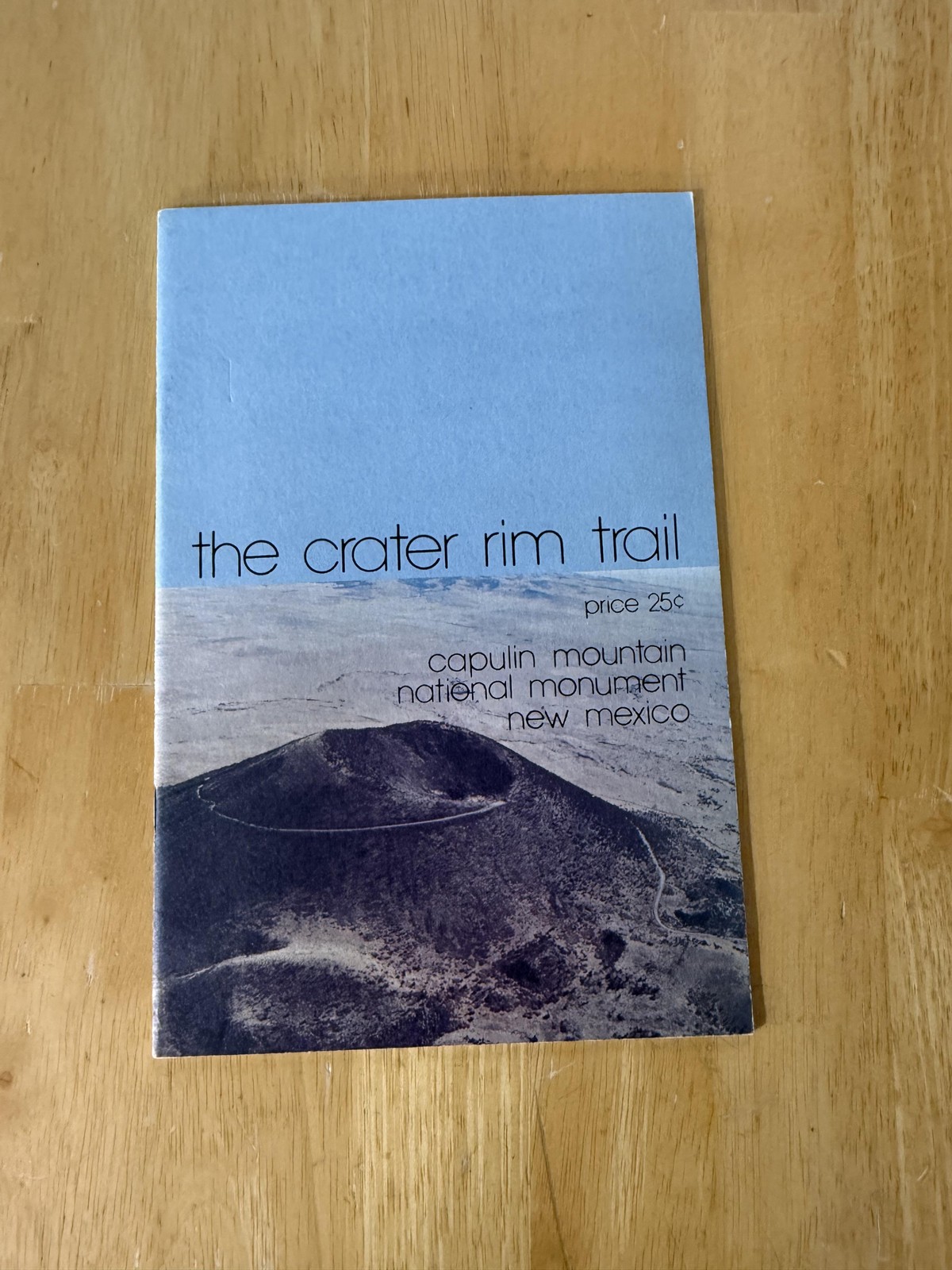 Vintage Crater Rim Trail Capulin Mountain NM National Monument Guide Pamphlet