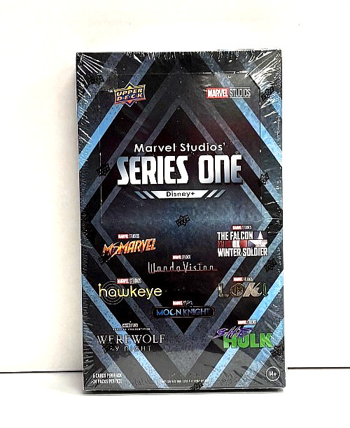 2024 Upper Deck Marvel Studios Series 1 One Disney+ Factory Sealed Hobby Box 2024 Upper Deck Marvel Studios Series 1 One Disney+ Factory Sealed Hobby Box