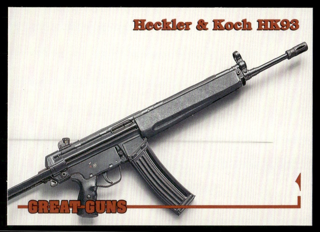 Heckler & Koch HK93 1993 Great Guns Card #88 (NM)