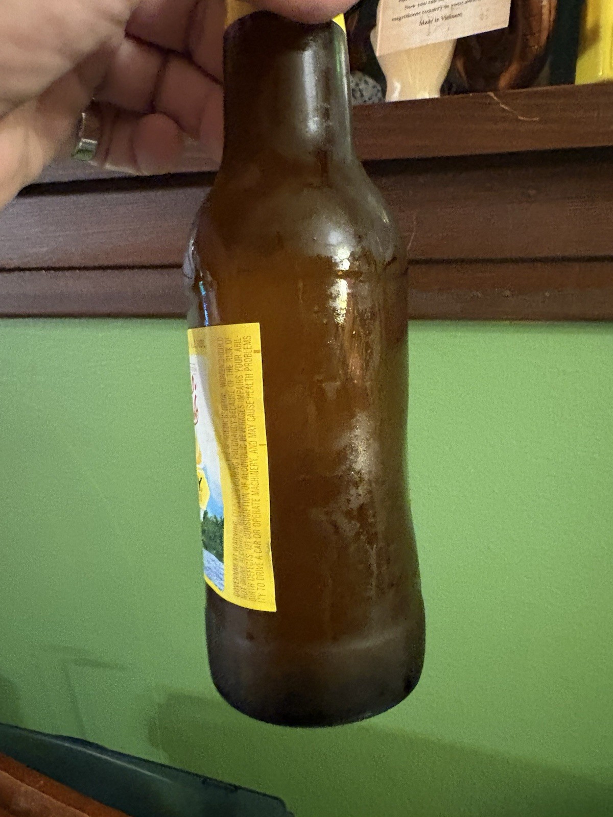 *ERROR* WARPED Leinenkugel\'s Summer Shandy Brown Glass Beer Bottle 12 fl oz