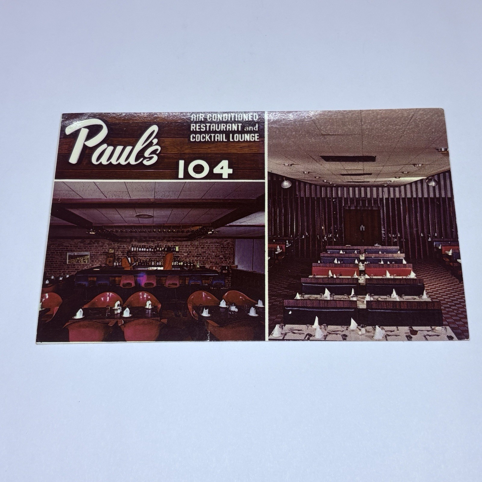Vintage Postcard Paul’s 104 Restaurant And Lounge, Kingston Jamaica Travel P5 Vintage Postcard Paul’s 104 Restaurant And Lounge, Kingston Jamaica Travel P5
