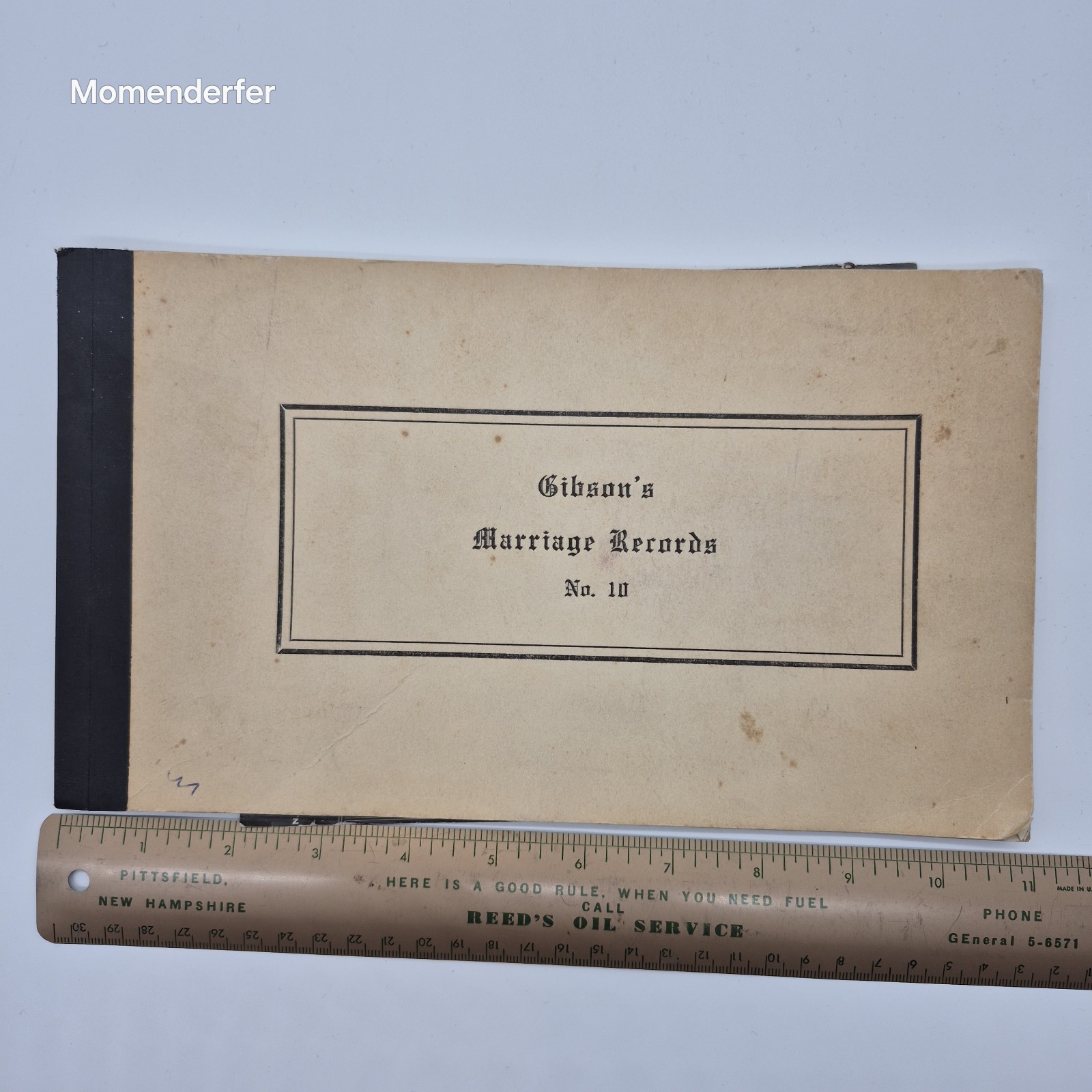 Vintage Minister Marriage Record Book 1943-1958 Boston Mass Genealogy Ephemera Vintage Minister Marriage Record Book 1943-1958 Boston Mass Genealogy Ephemera