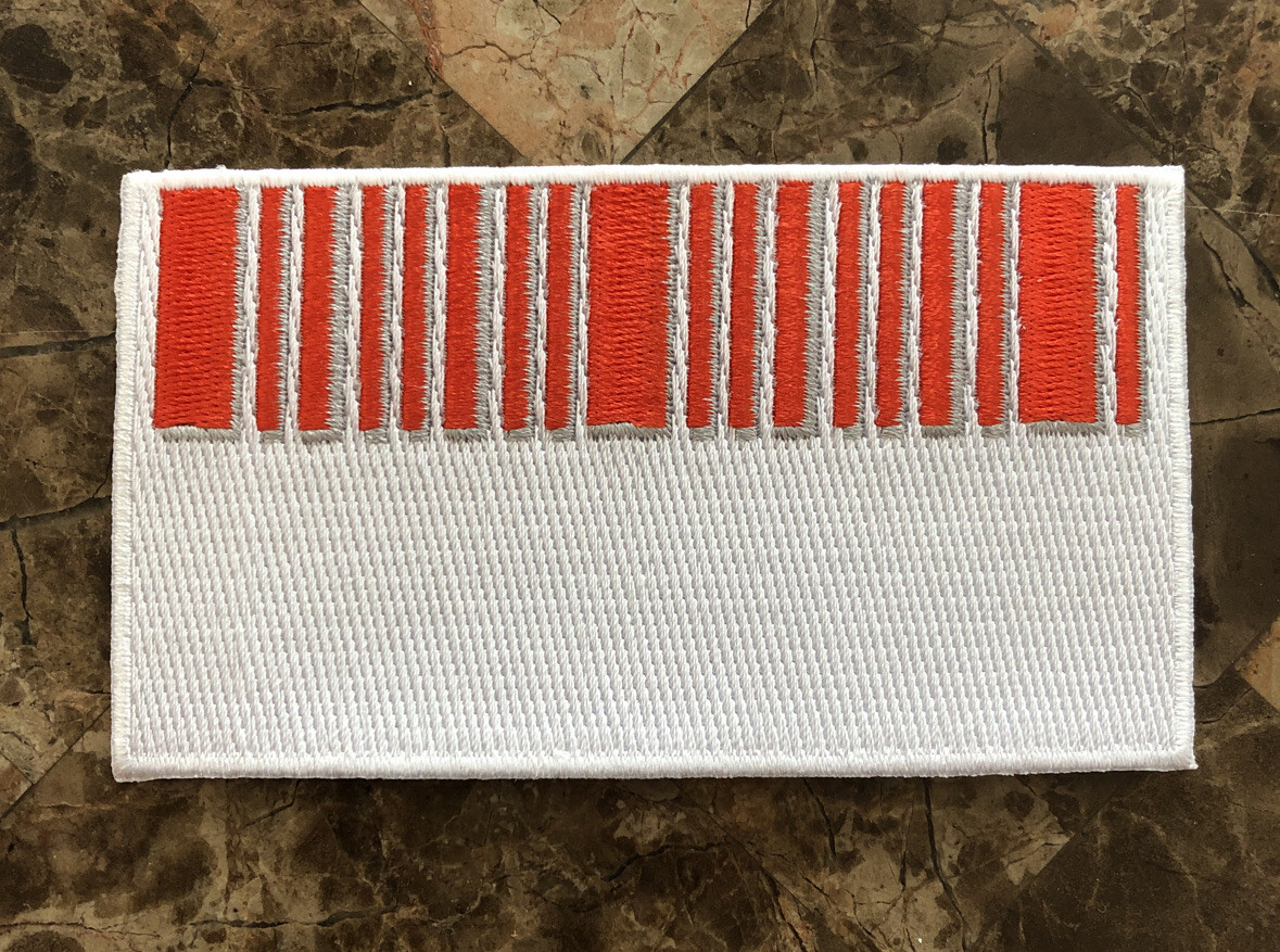 RARE Official Ferrari F1 Barcode Uniform Shoulder Patch - Schumacher / Massa RARE Official Ferrari F1 Barcode Uniform Shoulder Patch - Schumacher / Massa
