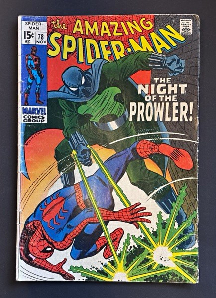 Marvel Comics The Amazing Spider-Man #78 (1969) The Night of the Prowler