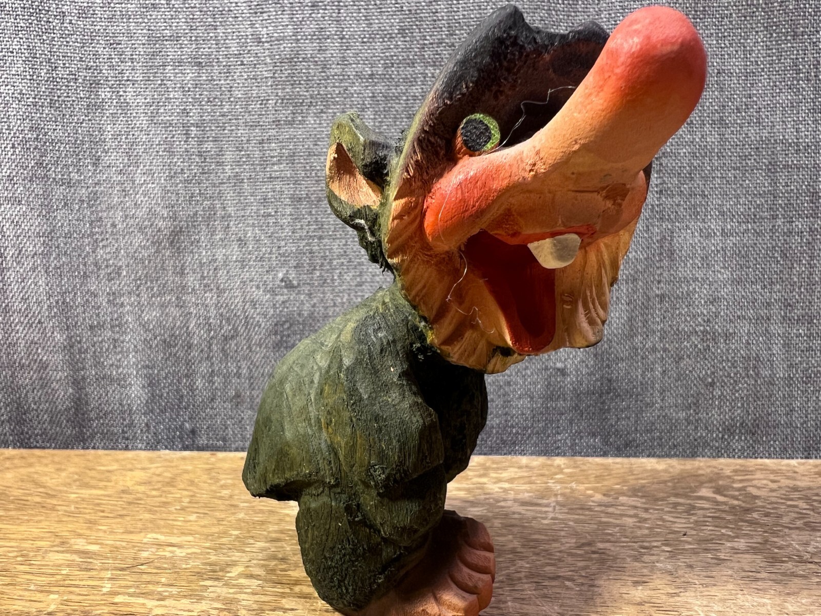 Vintage Henning Troll Hand Carved Made in Norway