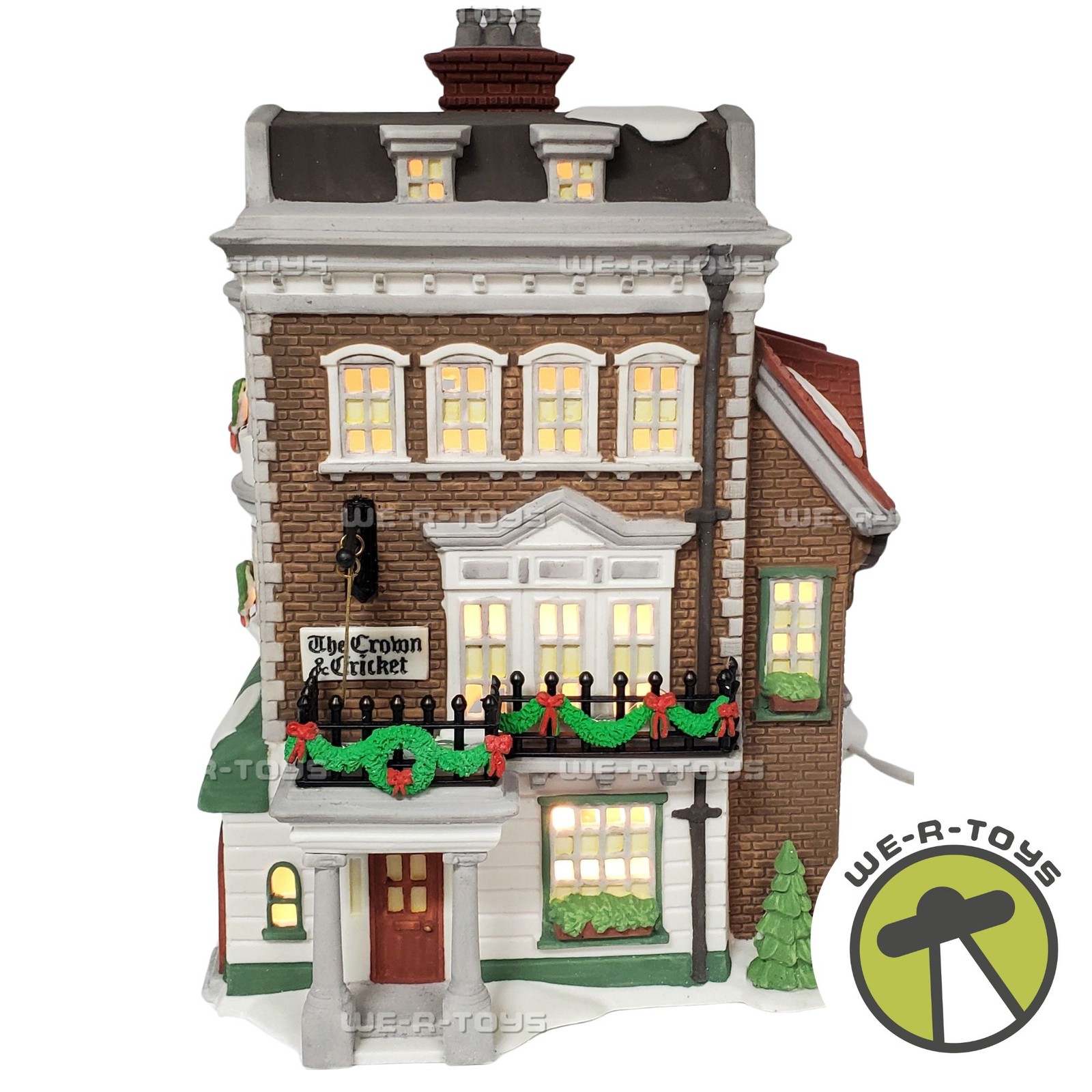 Department 56 Crown & Cricket Inn Dickens\' Village Lighted 57509 CL