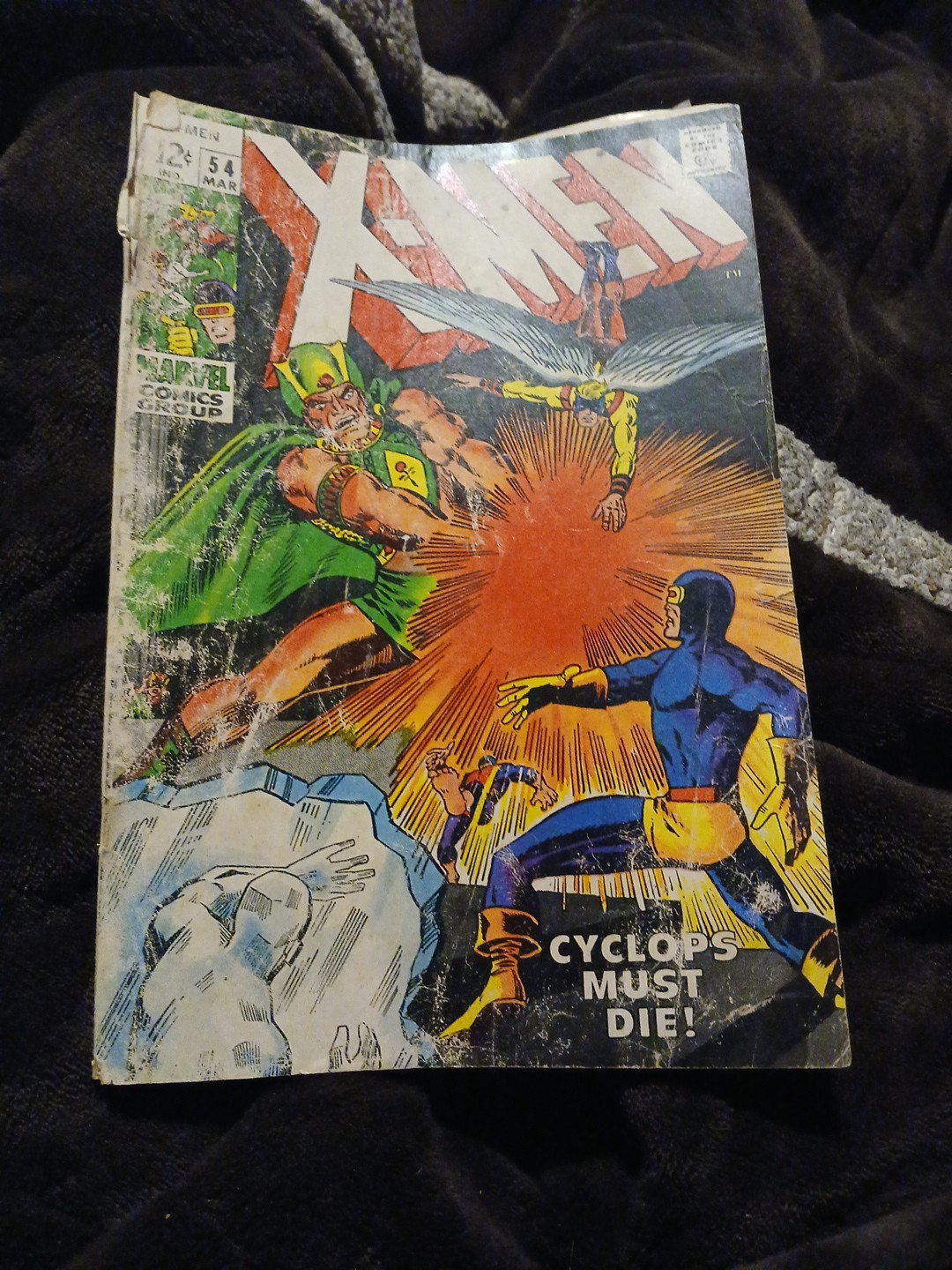 X-MEN #54 (1969) Silver Age Marvel Comics 1st appearance origin of Alex Summers