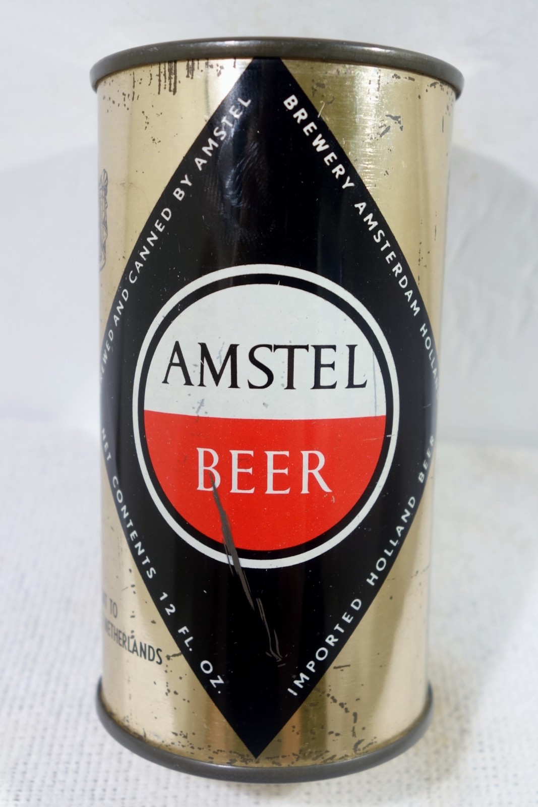 Amstel Amsterdam Holland Flat Top Beer Can Amstel Amsterdam Holland Flat Top Beer Can
