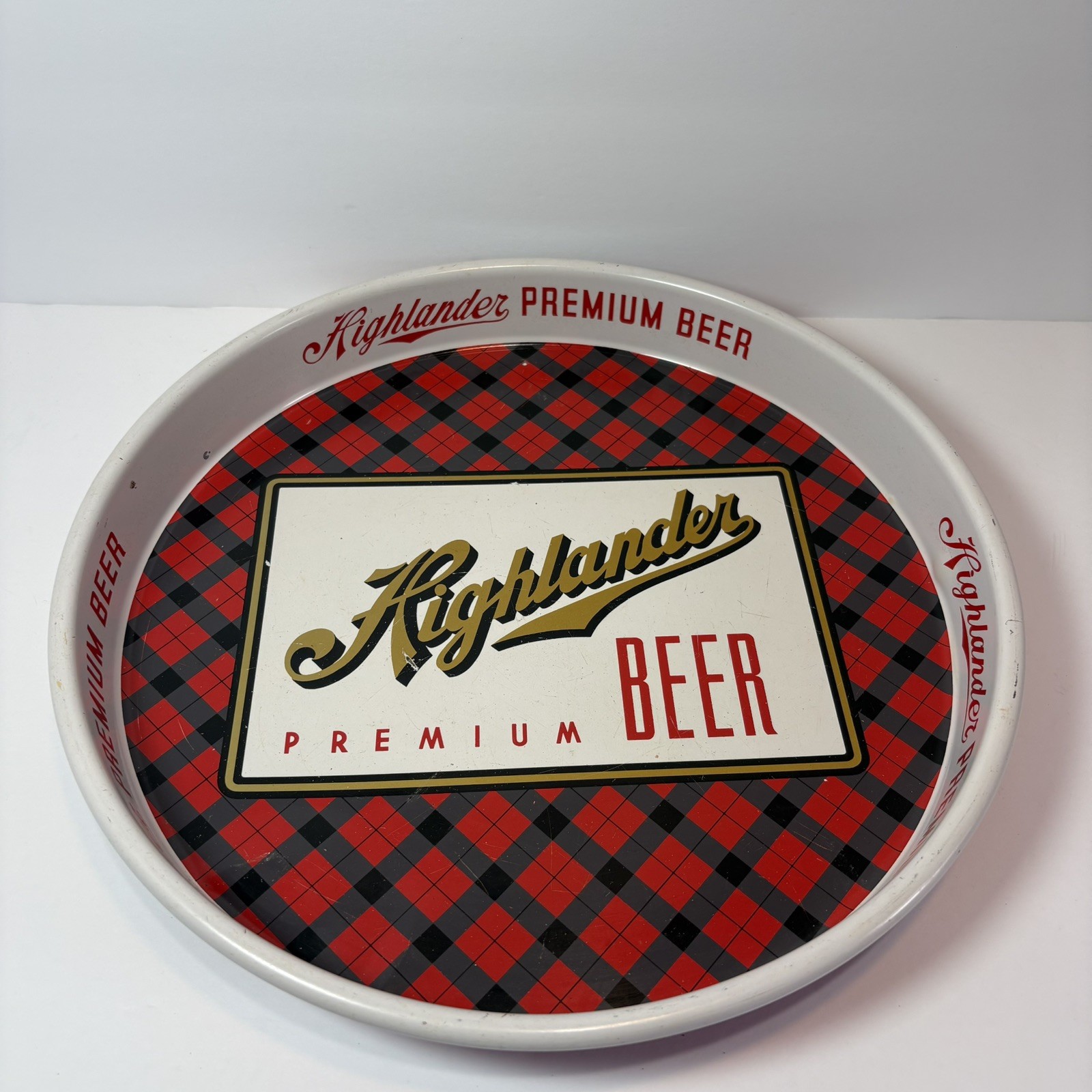 Vintage 1955 Highlander Premium Beer Tray Missoula Montana 13” Advertising Vintage 1955 Highlander Premium Beer Tray Missoula Montana 13” Advertising