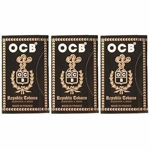 OCB Ungummed Single Wide Rolling Papers (3 Pack) - 450 Papers Total OCB Ungummed Single Wide Rolling Papers (3 Pack) - 450 Papers Total