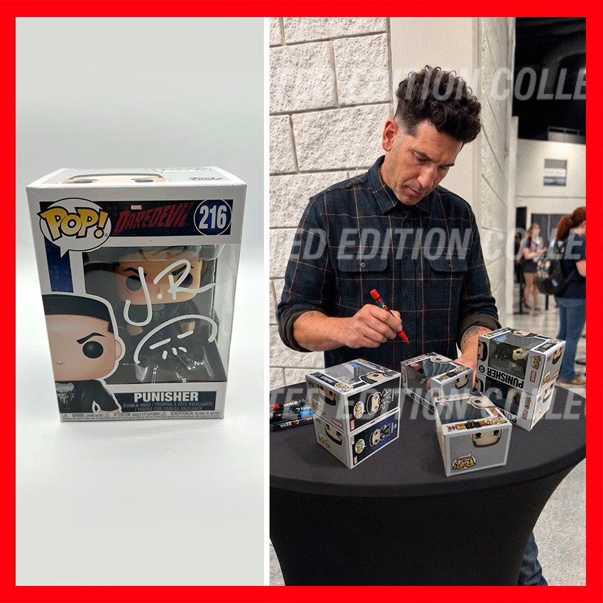 JON BERNTHAL SIGNED The Punisher Funko POP #216 Marvel - Daredevil - COA & PIC