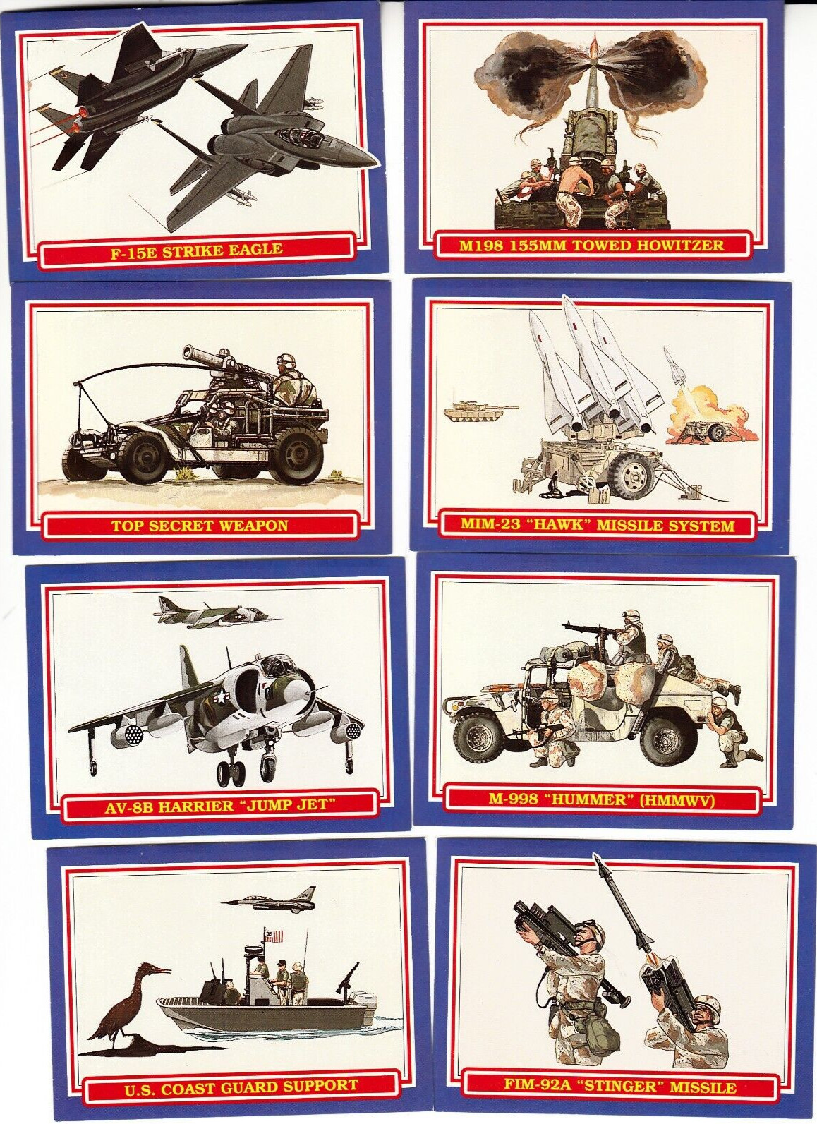1991 TOPPS DESERT STORM SET AND CARDS HUTT, CROWN SPORTS, TOPPS SEE DESCRIPTION