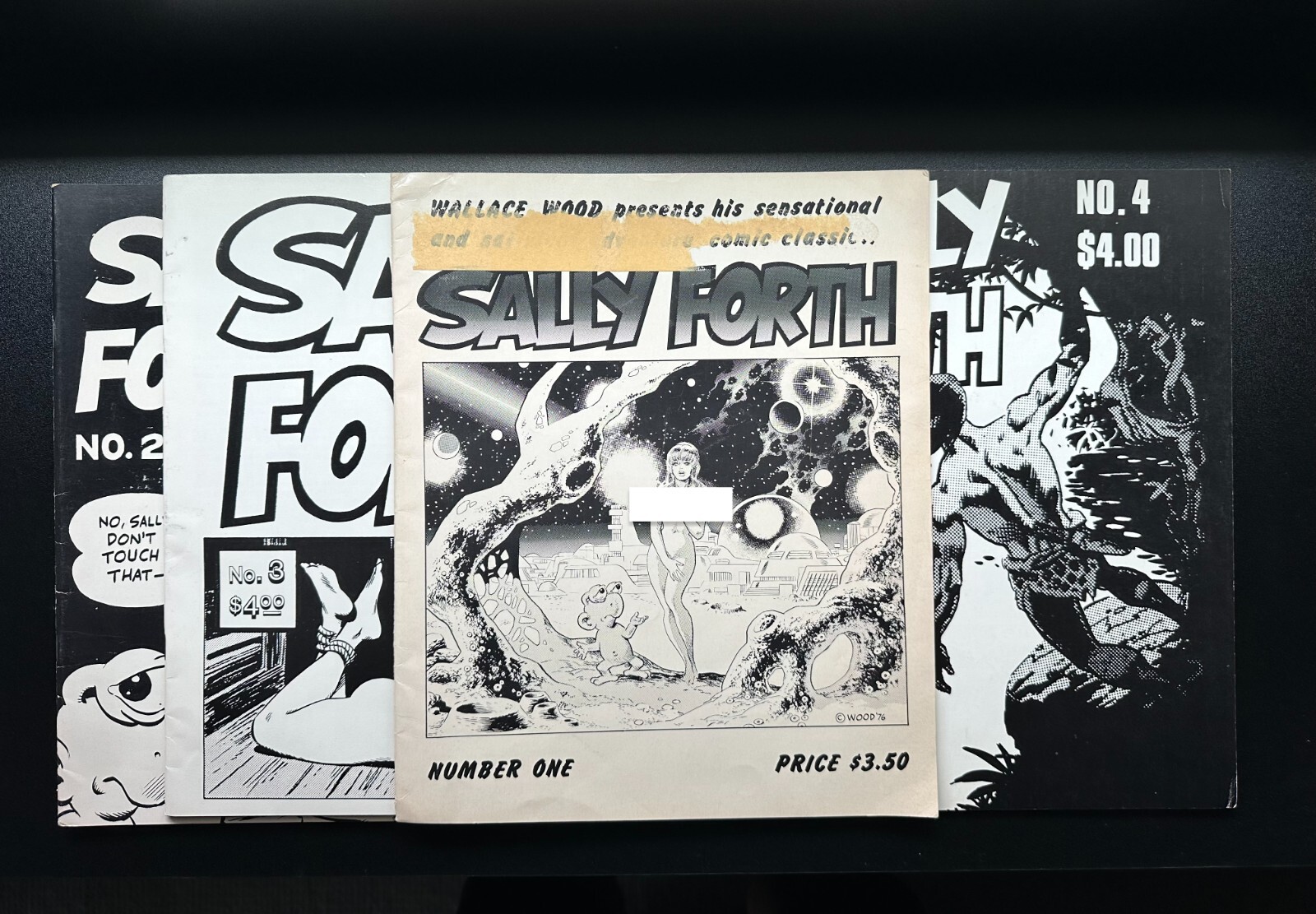 Sally Forth #1-4 Good Girl Art COMPLETE SET Military 1 2 3 4 Wally Wood GGA 1977
