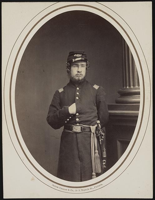 Philadelphia PA Howard W. Shipley 1861-1864 Civil War Union Officer Portrait