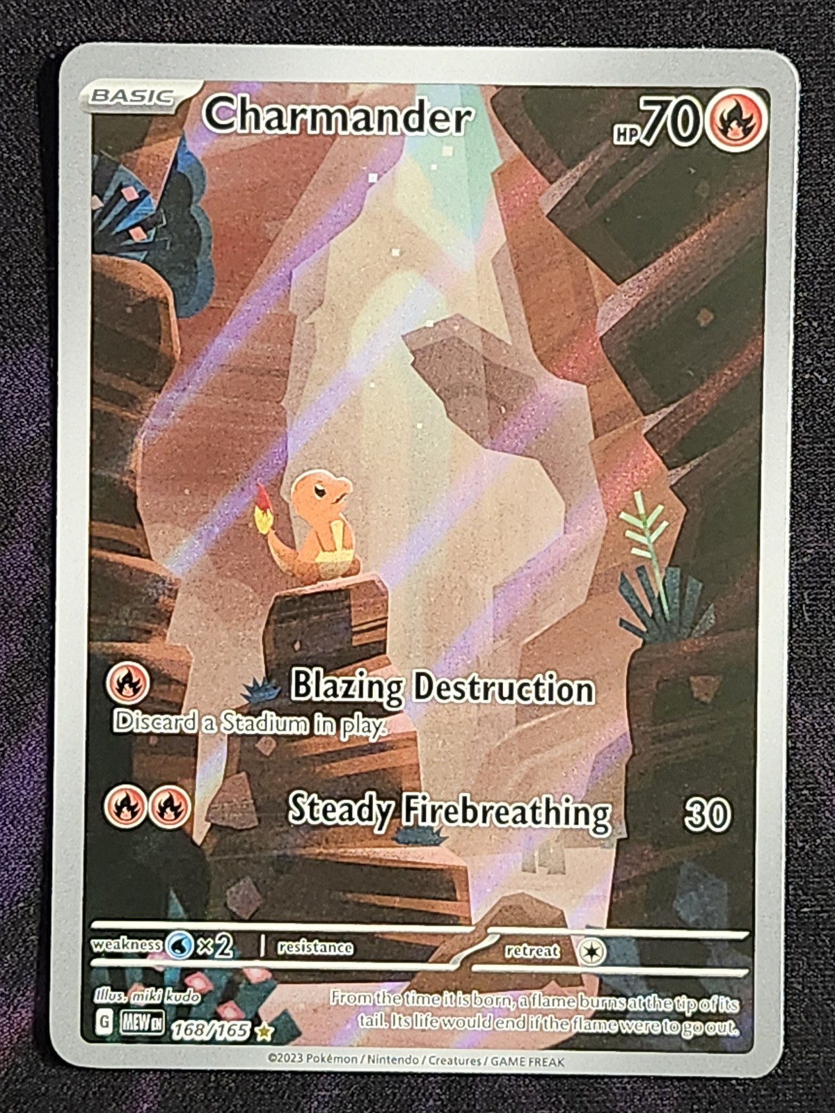 Pokemon Charmander 168/165 Pokemon 151 MEW Pokemon Charmander 168/165 Pokemon 151 MEW