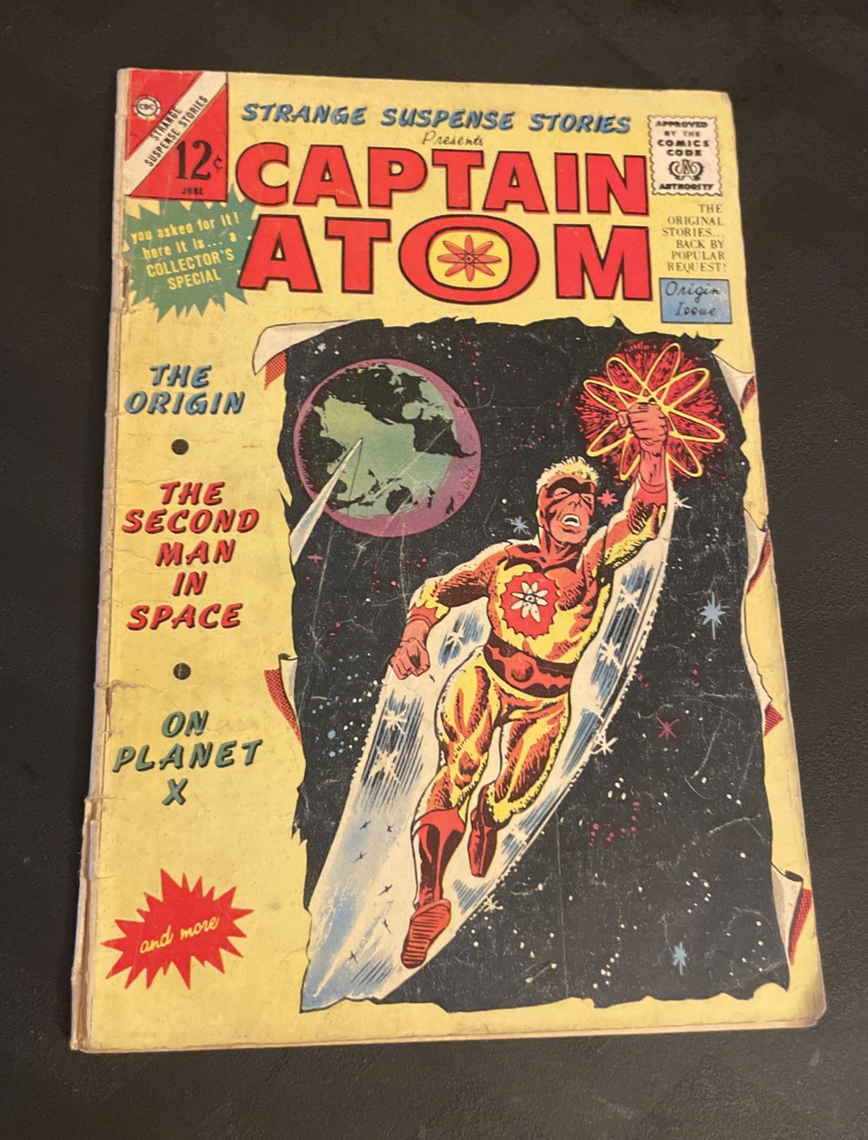 Strange Suspense Stories 75 Key Origin Captain Atom Charlton Comics 1965 Strange Suspense Stories 75 Key Origin Captain Atom Charlton Comics 1965