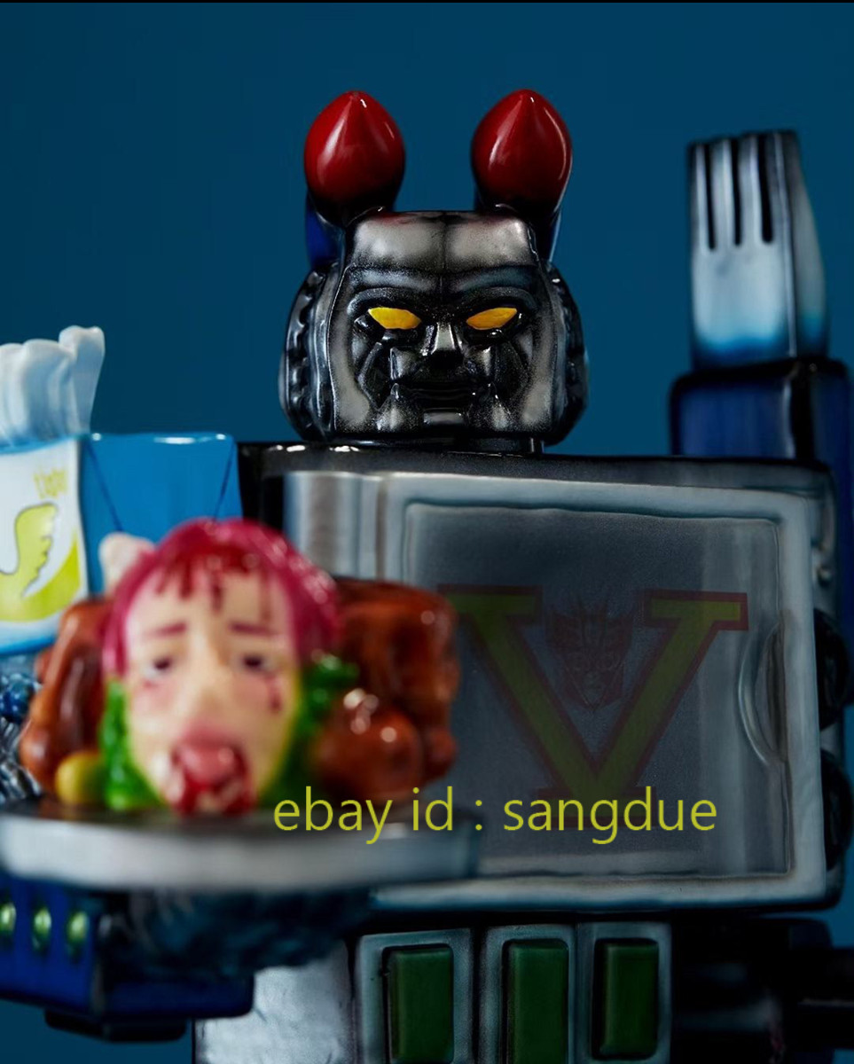Genuine ookii studio sofubi Microwave oven robot Model Statue In Stock Genuine ookii studio sofubi Microwave oven robot Model Statue In Stock