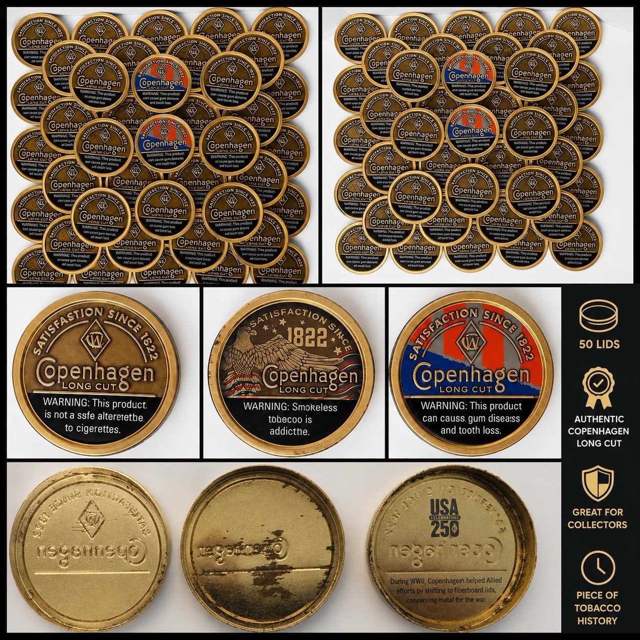 50 Copenhagen Long Cut Lids