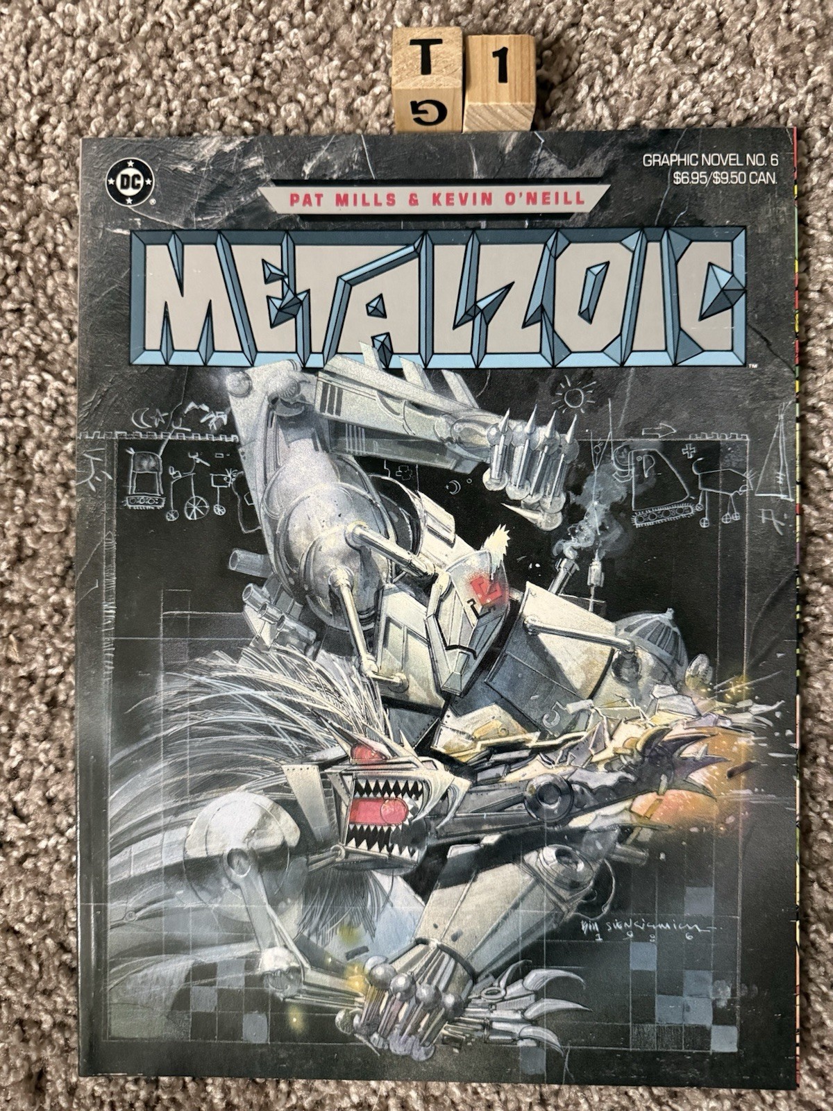 METALZOIC DC COMICS GRAPHIC NOVEL #6 PAT MILLS METALZOIC DC COMICS GRAPHIC NOVEL #6 PAT MILLS
