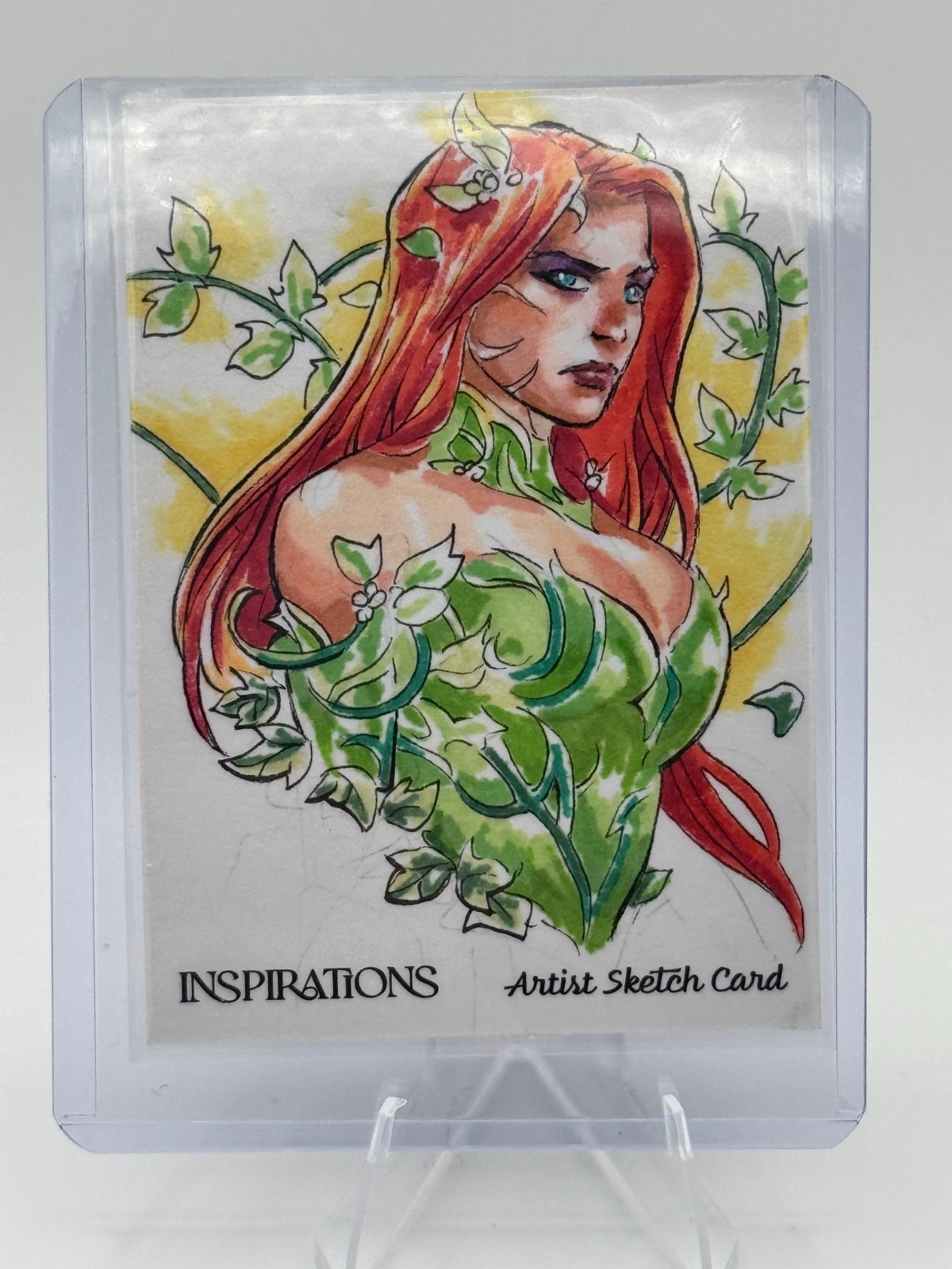 UD Inspirations: World of DC Poison Ivy Artist Sketch Card - Jomar Bulda UD Inspirations: World of DC Poison Ivy Artist Sketch Card - Jomar Bulda