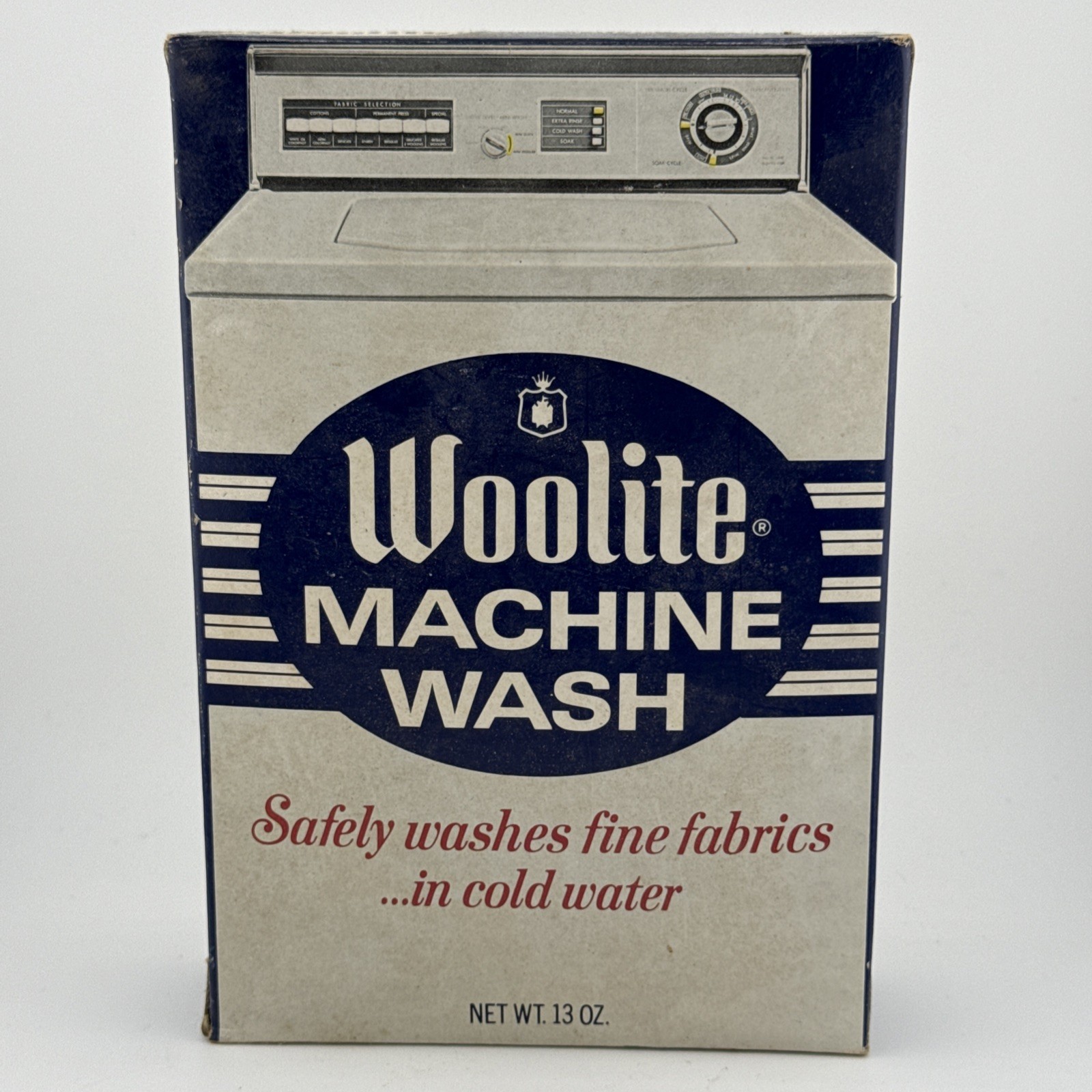 Vintage Woolite Machine Wash Detergent New Old Stock 1970 Laundry Classic Sealed