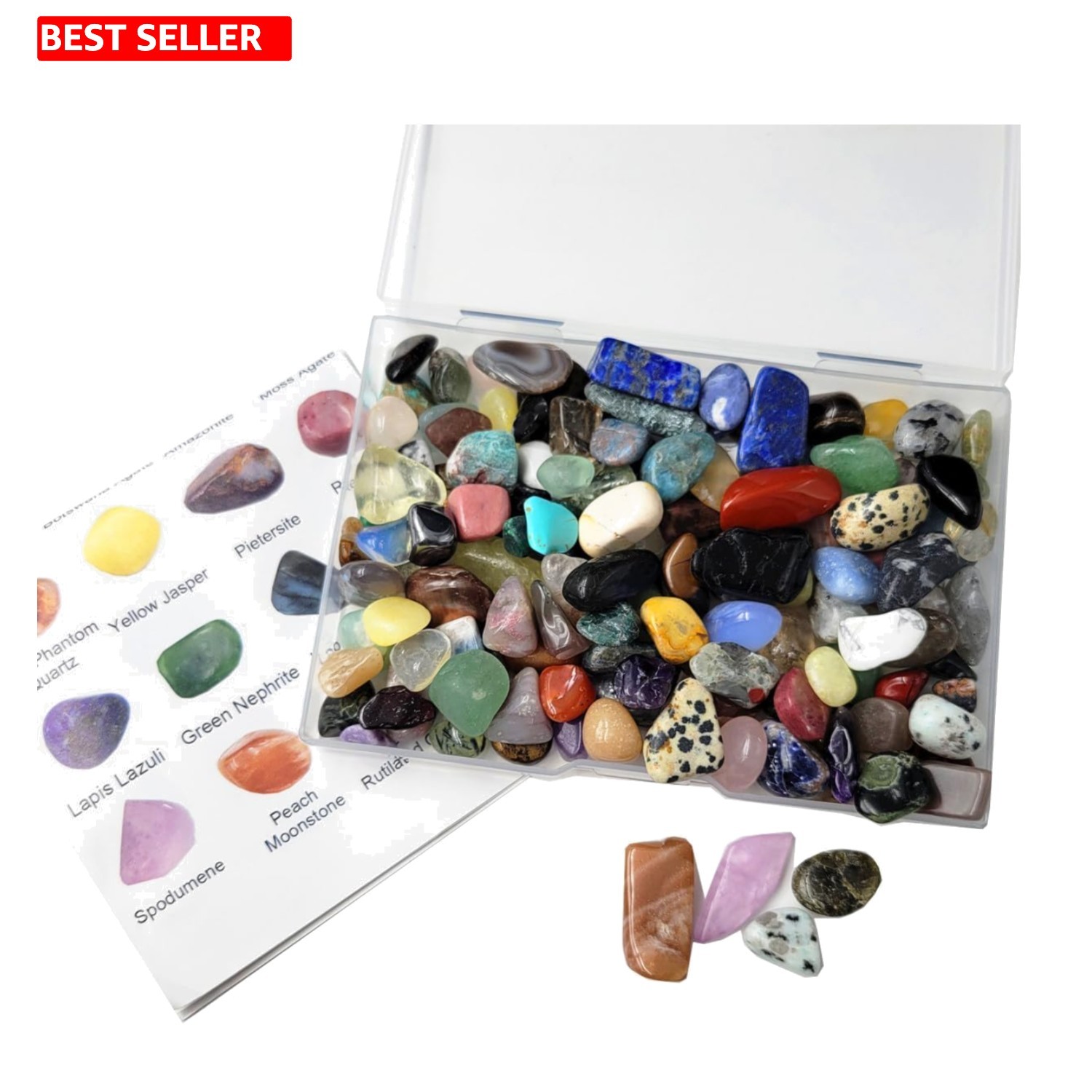 Educational 60+ Piece Gemstone and Crystal Set for Kids - Natural Learning Fun Educational 60+ Piece Gemstone and Crystal Set for Kids - Natural Learning Fun