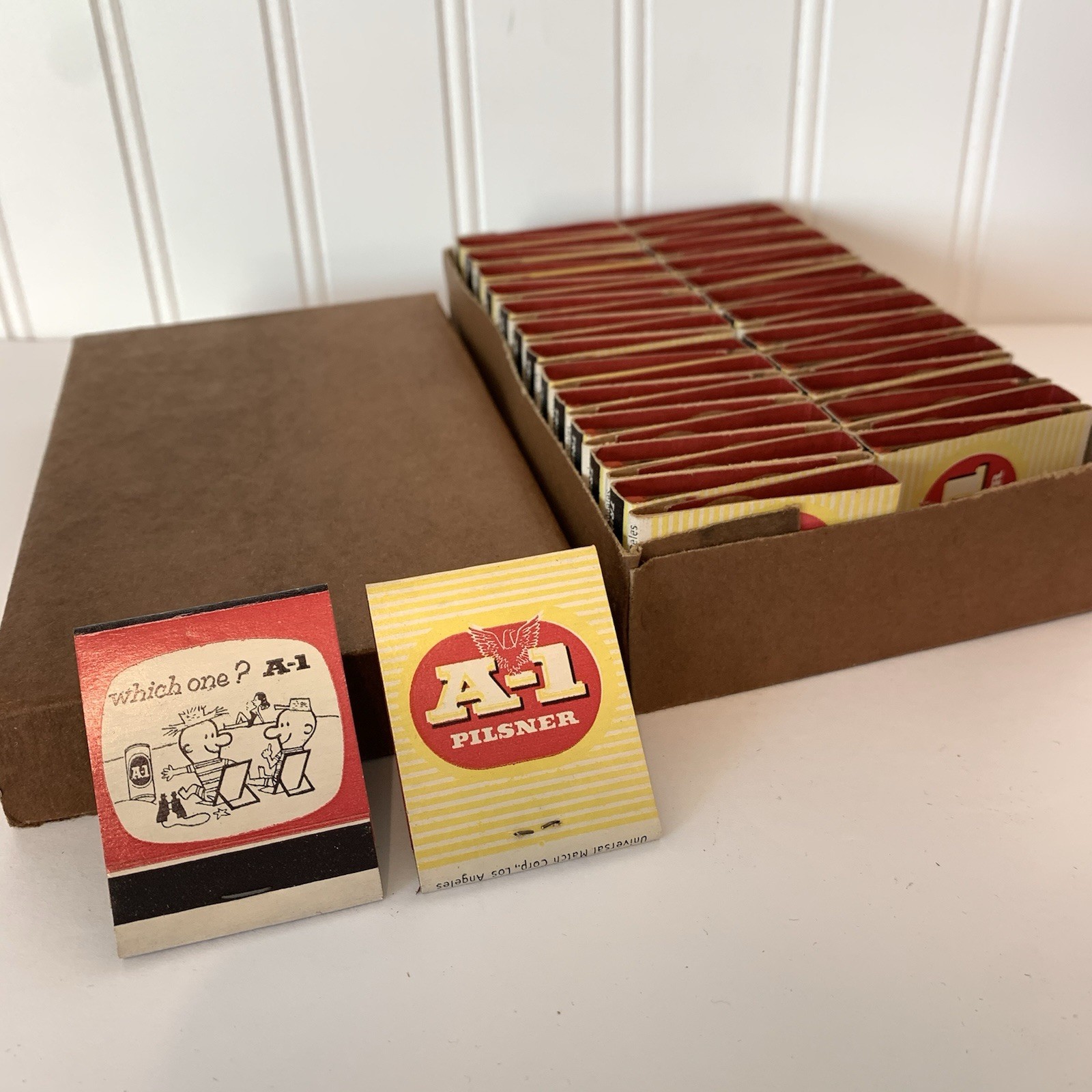 Vintage A-1 Pilsner Beer Matchbooks New Unstruck Box Of 50 *Read Description* Vintage A-1 Pilsner Beer Matchbooks New Unstruck Box Of 50 *Read Description*