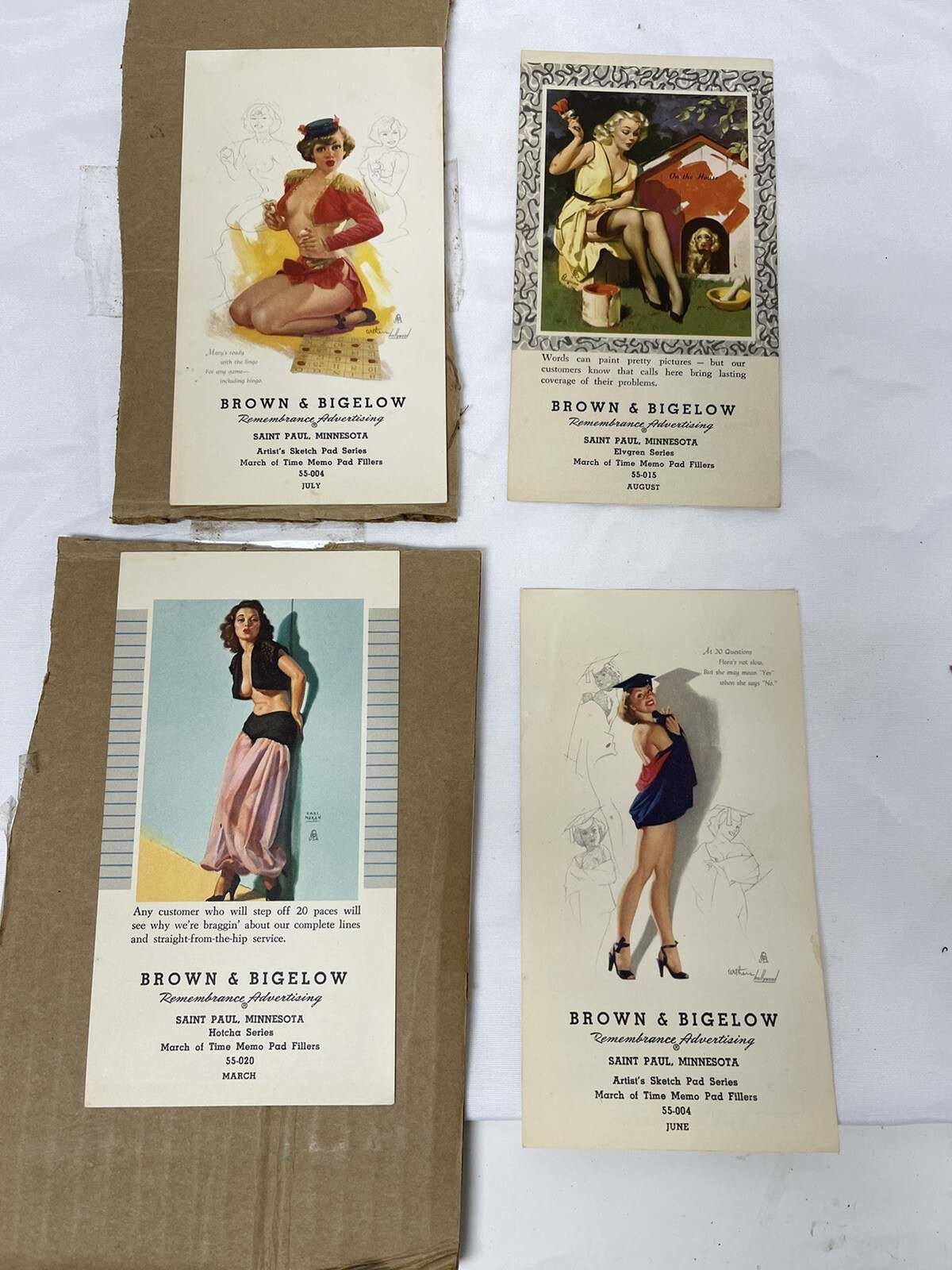 1955 Brown & Bigelow Pin-Up Calendar 6 1955 Brown & Bigelow Pin-Up Calendar 6