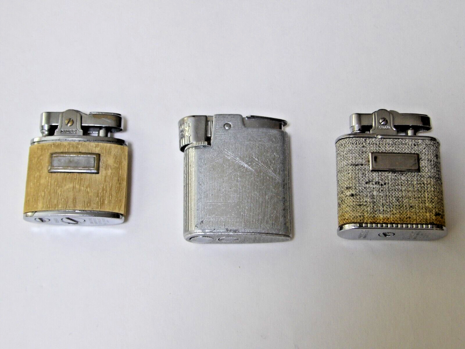 Lot of 3 Vintage Lighters Mambro Ronson Lot of 3 Vintage Lighters Mambro Ronson