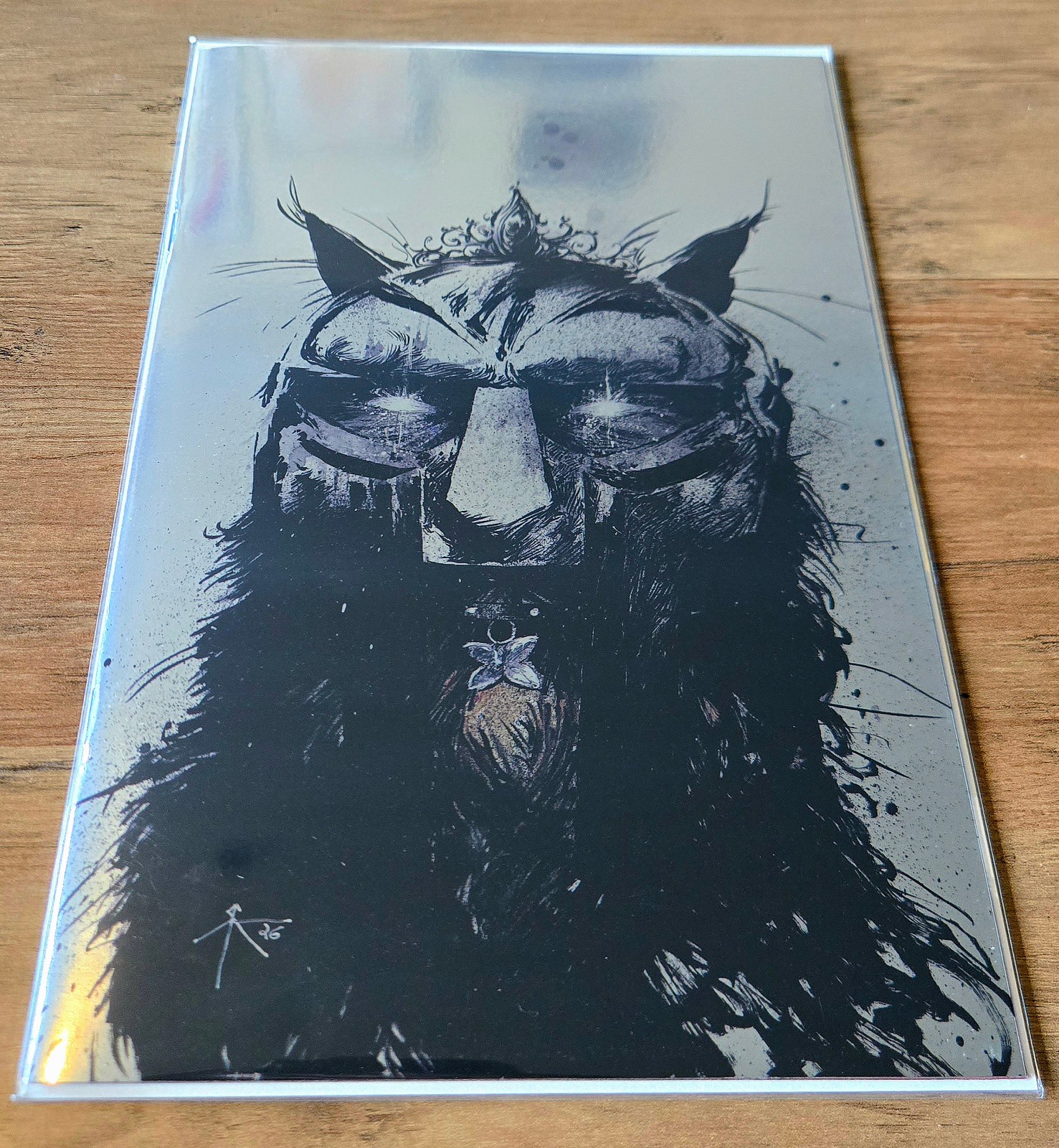 Dungeon Crawler Carl #0, Full Art Foil Caleb Ady Cover, MF DOOM homage LE 25
