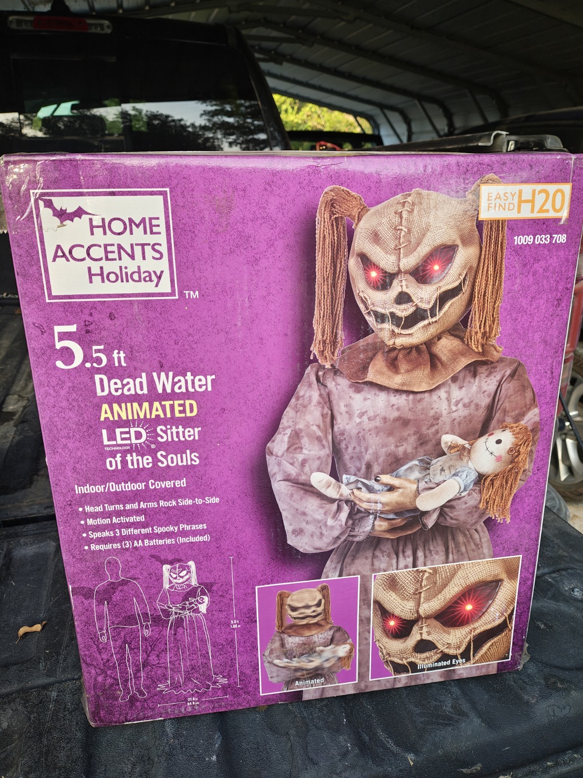5.5 FT Grave & Bones Animated LED Sitter of Souls 5.5 FT Grave & Bones Animated LED Sitter of Souls