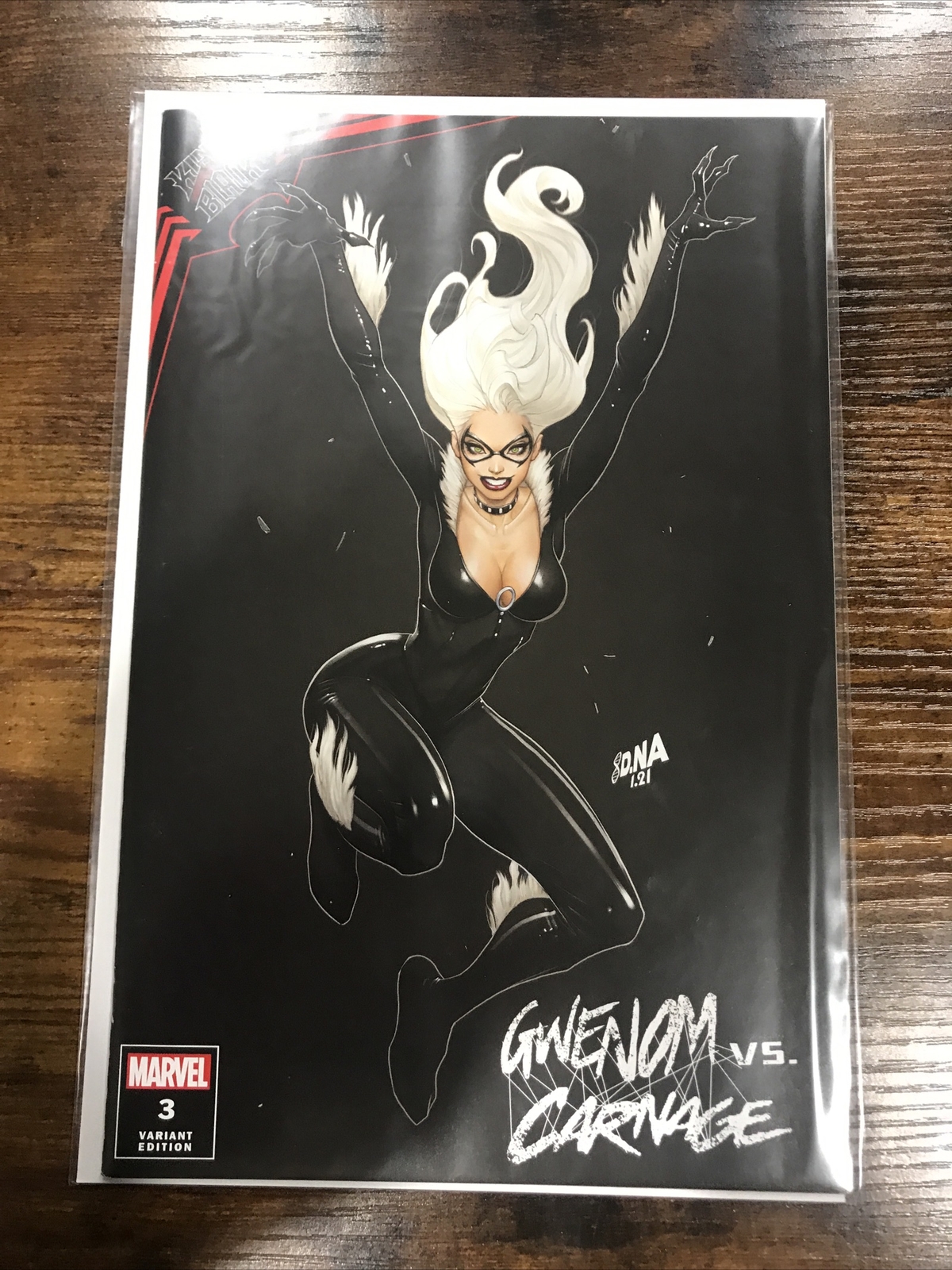 KING IN BLACK: GWENOM vs CARNAGE 3 * NM+ * DAVID NAKAYAMA BLACK CAT TRADE🔥🔥