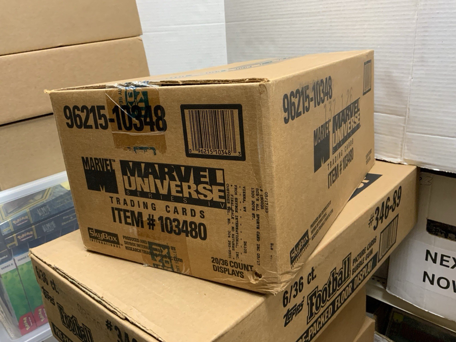 1993 SkyBox Marvel Universe Series 4 Factory Sealed Case Of 20/36 Boxes Last one
