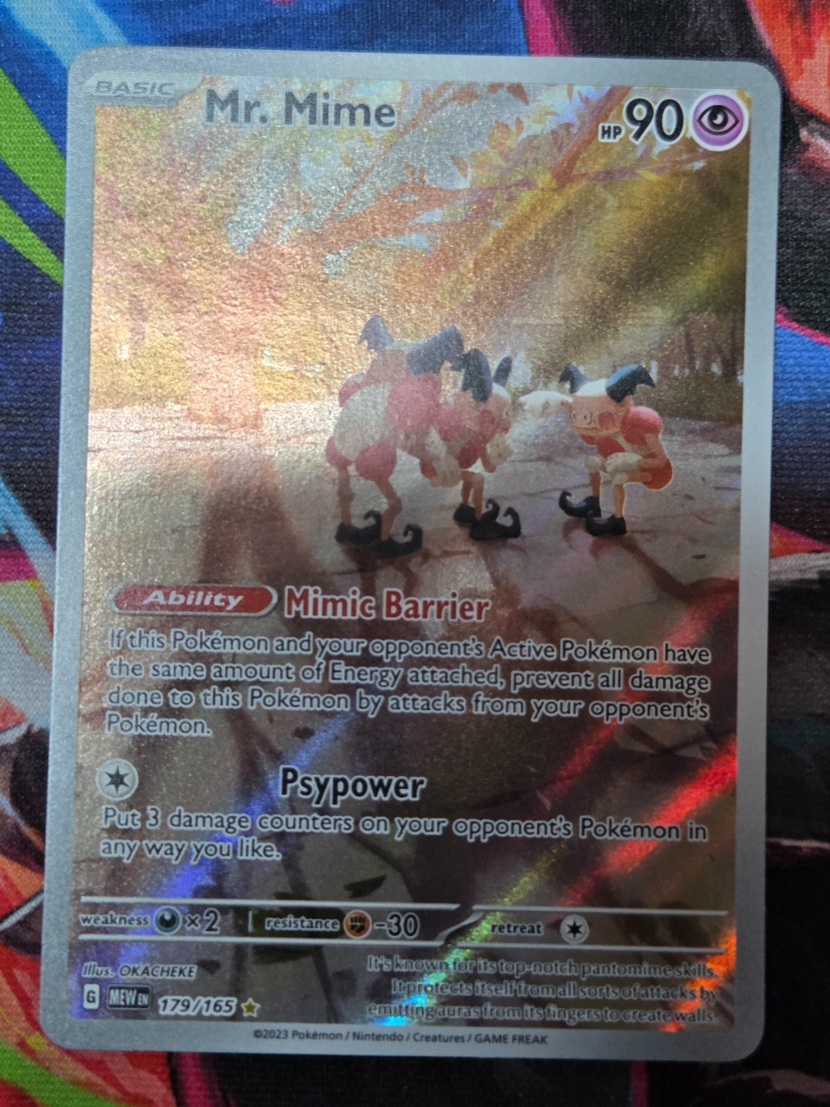Pokemon TCG - S&V 151 - 179/165 Mr. Mime - Illustration Rare - NM/M Pokemon TCG - S&V 151 - 179/165 Mr. Mime - Illustration Rare - NM/M
