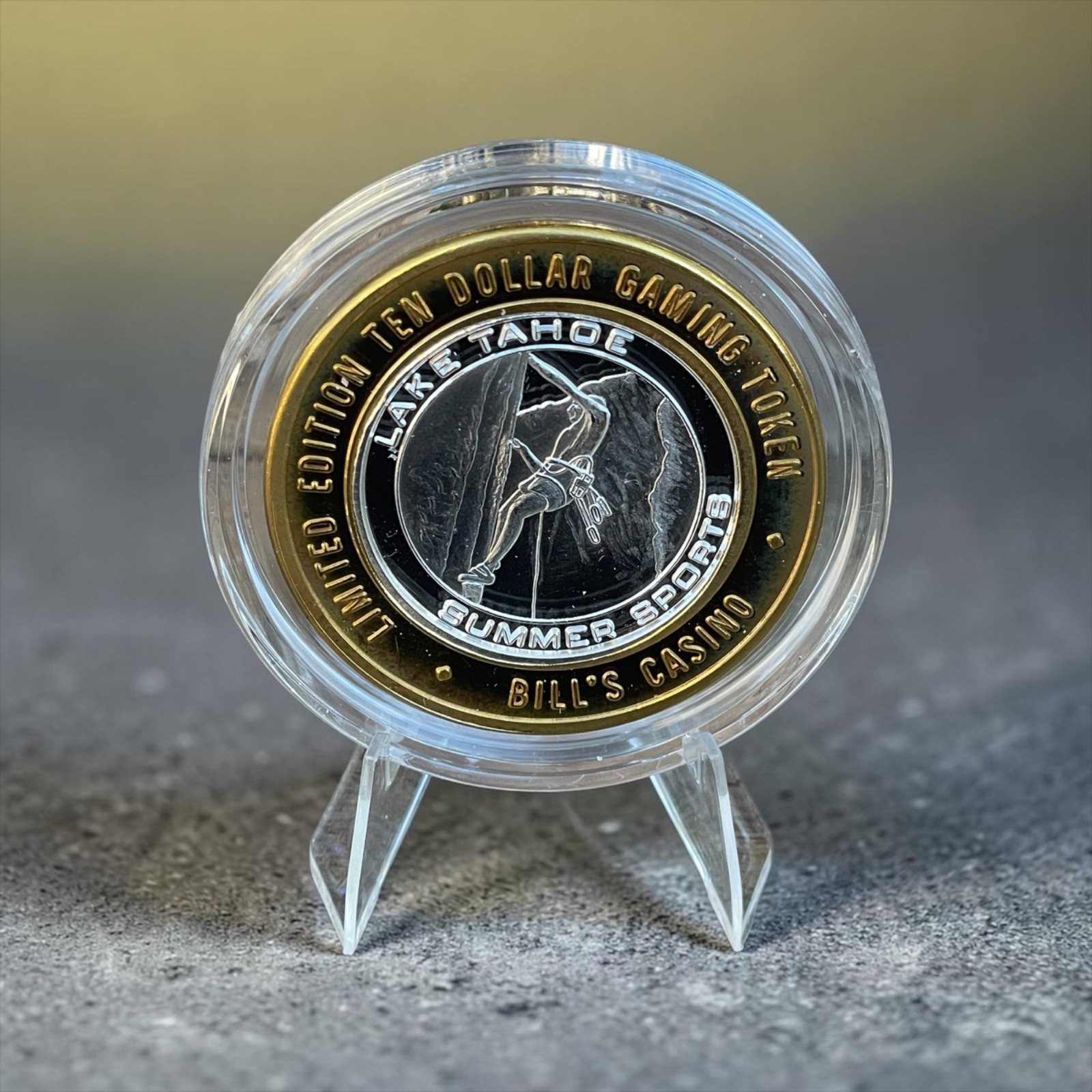 2004 Silver Casino Token - Bill\'s/Lake Tahoe Summer Sports - Rock Climbing