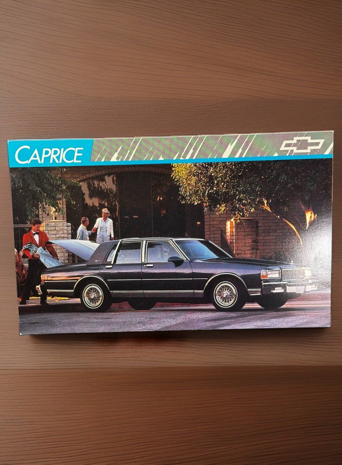 Chevrolet Caprice Classic Brougham LS NOS Postcard Unposted Retro Vintage 1989 Chevrolet Caprice Classic Brougham LS NOS Postcard Unposted Retro Vintage 1989
