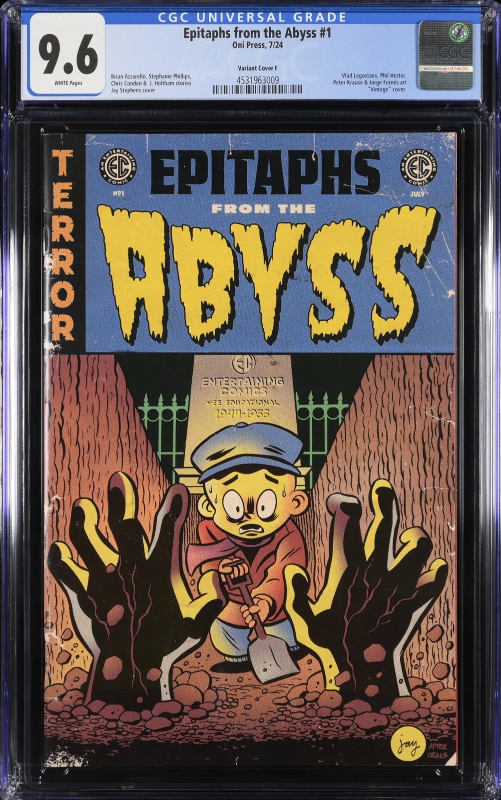 Epitaphs From The Abyss #1F CGC 9.6