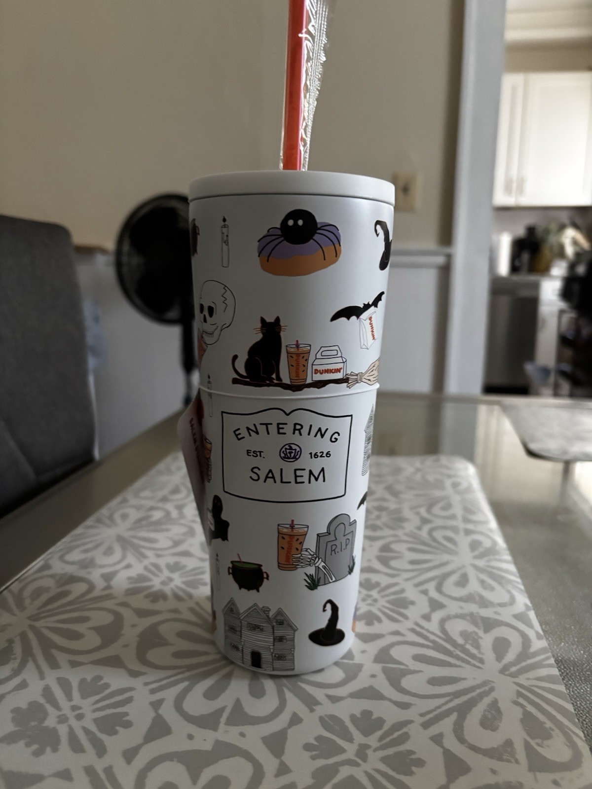 Dunkin “Entering Salem” Insulated Tumbler Halloween 2026 New Release