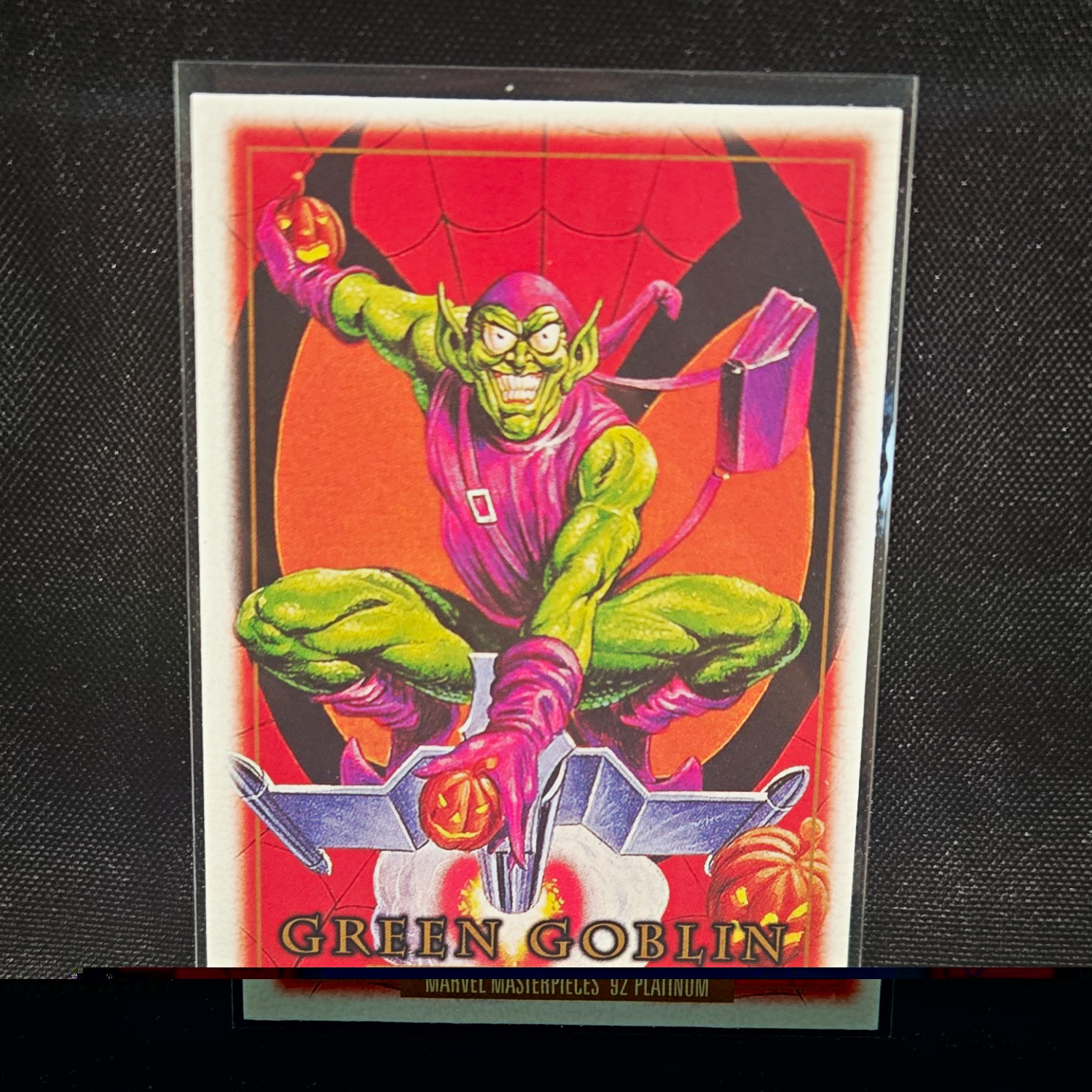 SkyBox 1992 Marvel Masterpieces '92 Platinum #36 Green Goblin Non-Sport Card