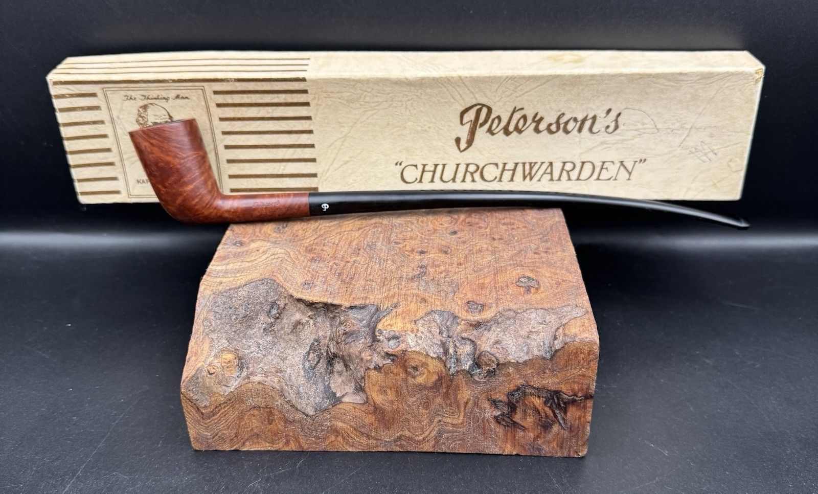 Rare Peterson’s Churchwarden – Smooth Dublin – Republic‑Era - Boxed