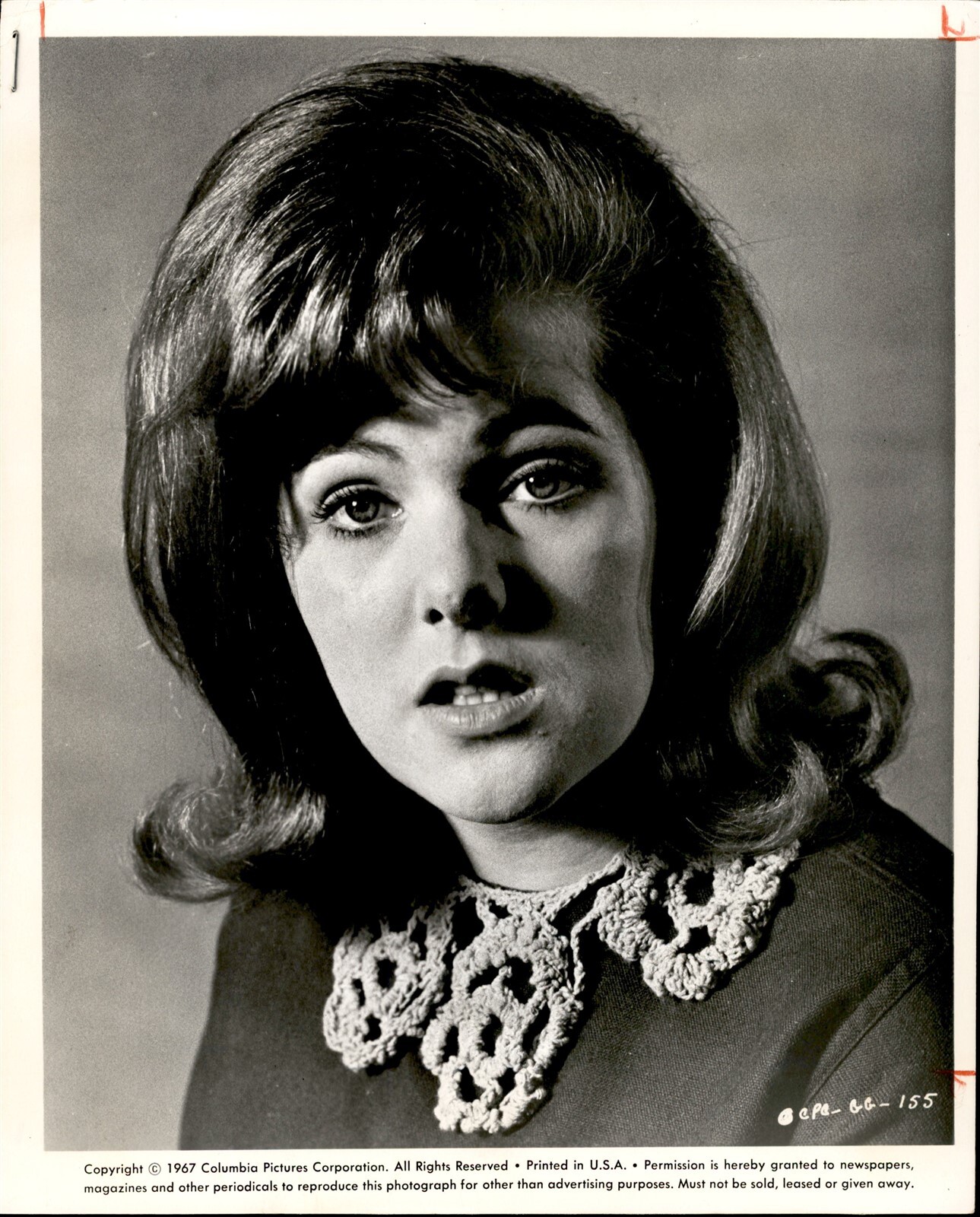 LD261 \'67 Original Photo LYNN REDGRAVE English & American Stage & Screen Actress LD261 \'67 Original Photo LYNN REDGRAVE English & American Stage & Screen Actress