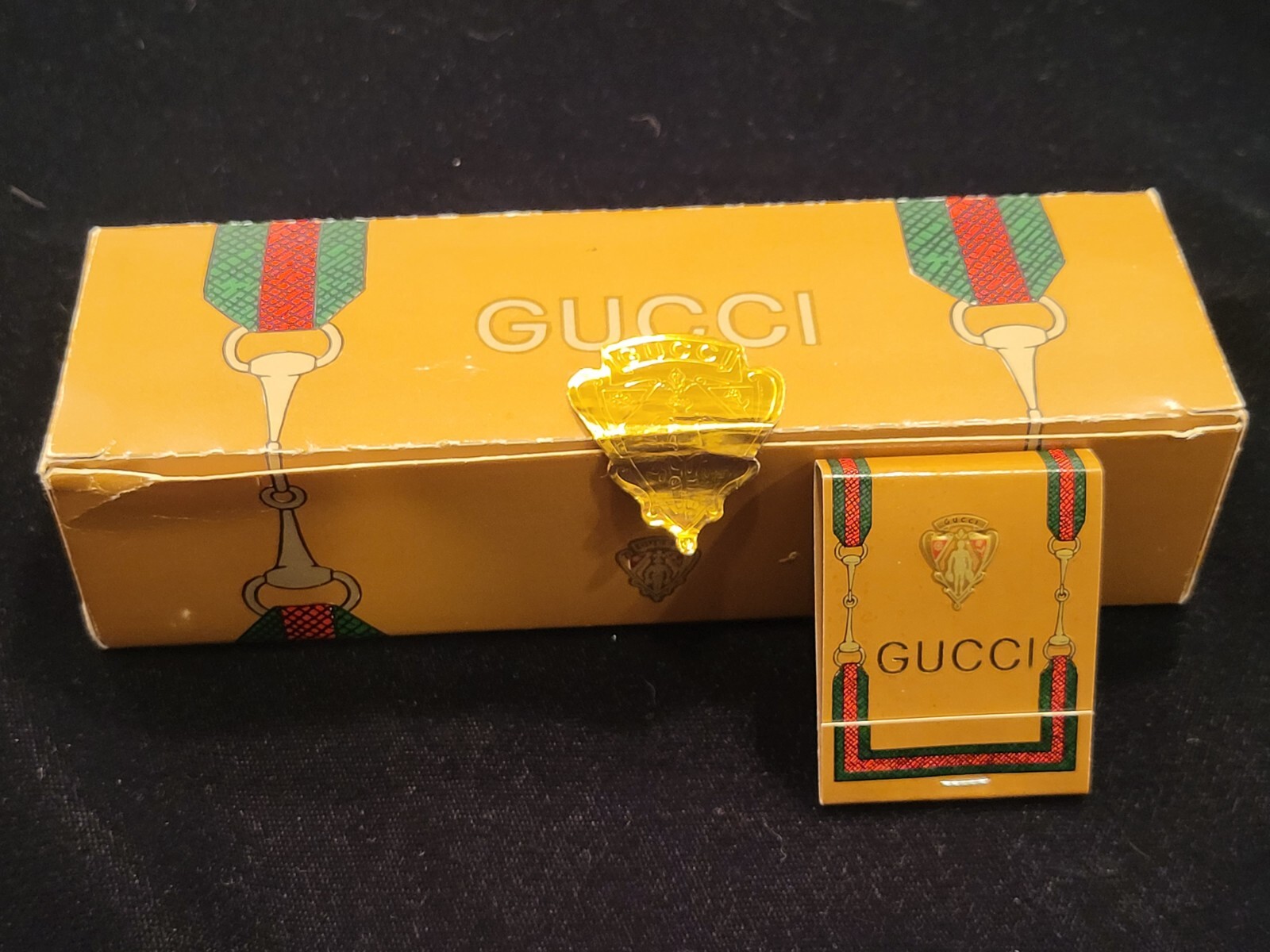 New Iconic Gucci Un-Struck Horsebit & Ribbon Matches Matchbook x 23 Case Carton 
