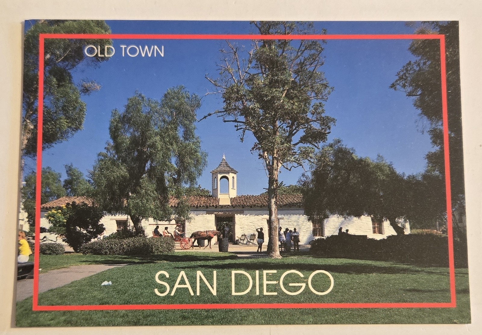 San Diego Old Town California CA Vtg Unused Postcard 021