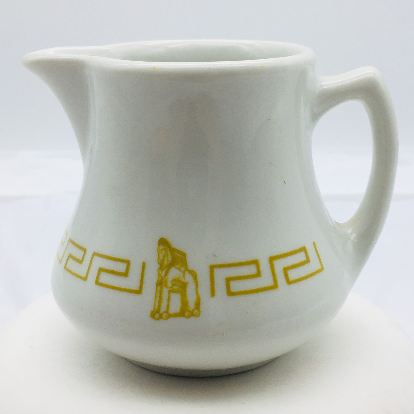 Trojan Horse Creamer Sterling Vitrified China East Liverpool Ohio U.S.A. H-3