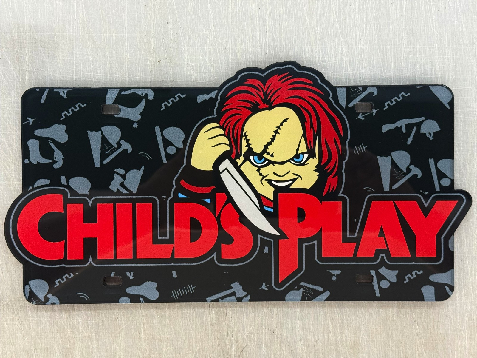 Childs Play lic plate Horror Movie Chucky Childs Play lic plate Horror Movie Chucky