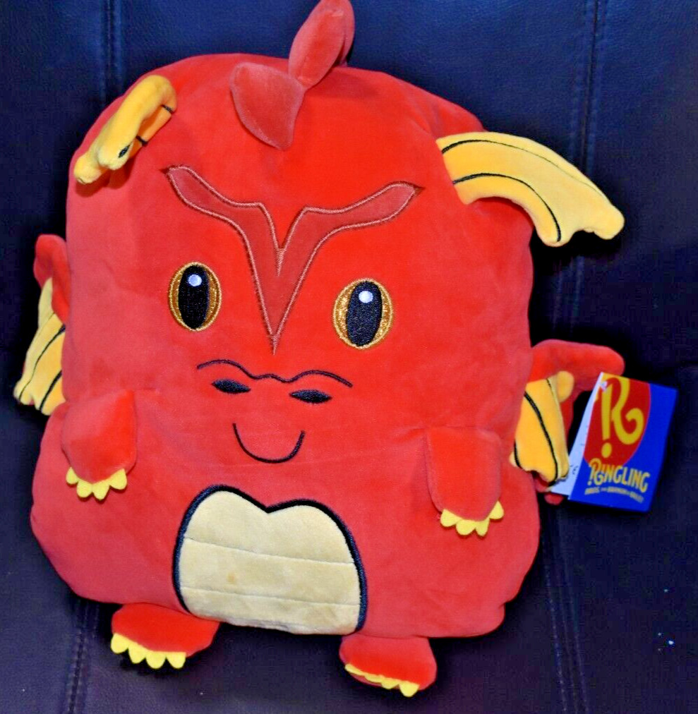 Official Ringling Bros Barnum & Bailey Circus Dragon Squishy RARE 12\